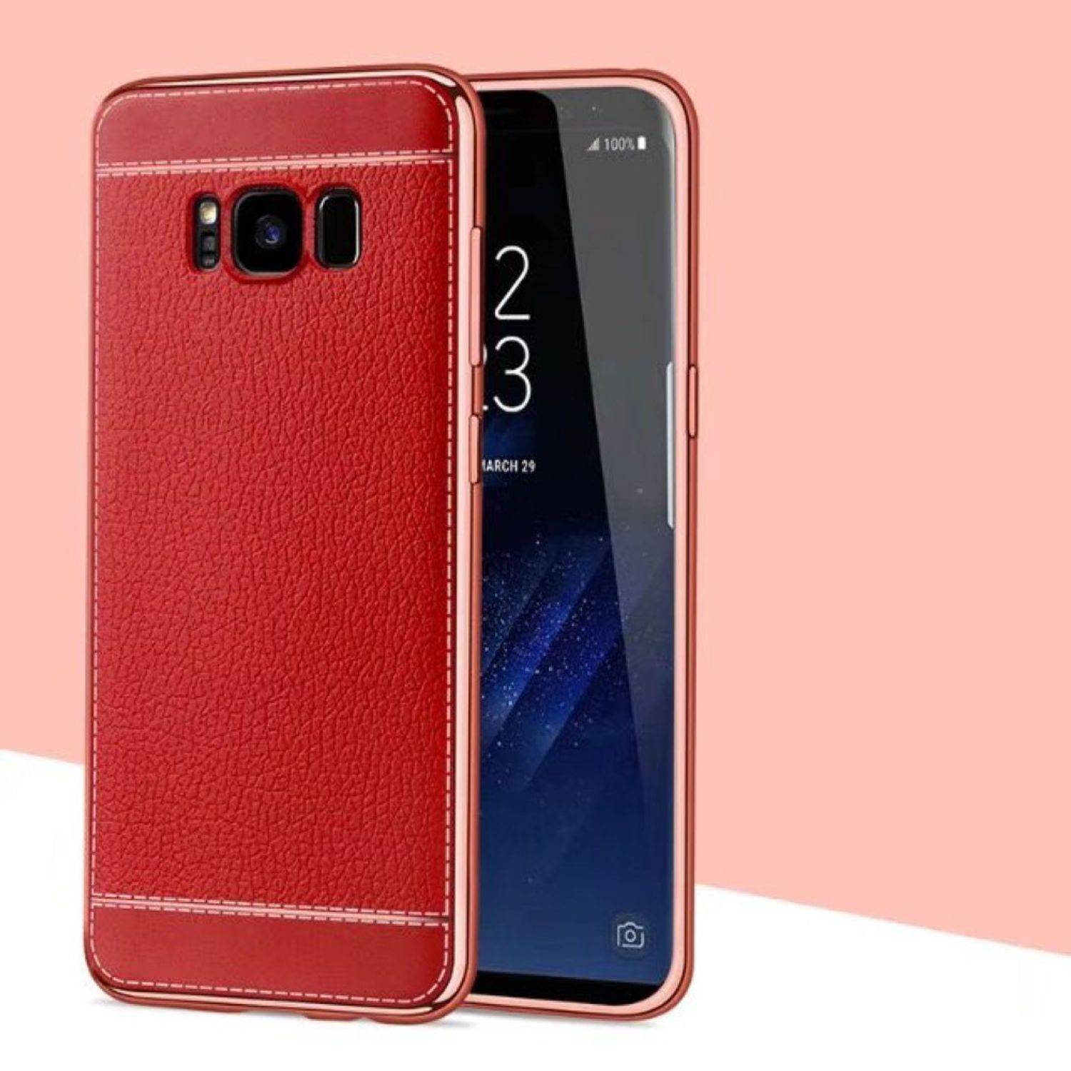 Samsung Galaxy S6 Handyhülle Backcover Rot