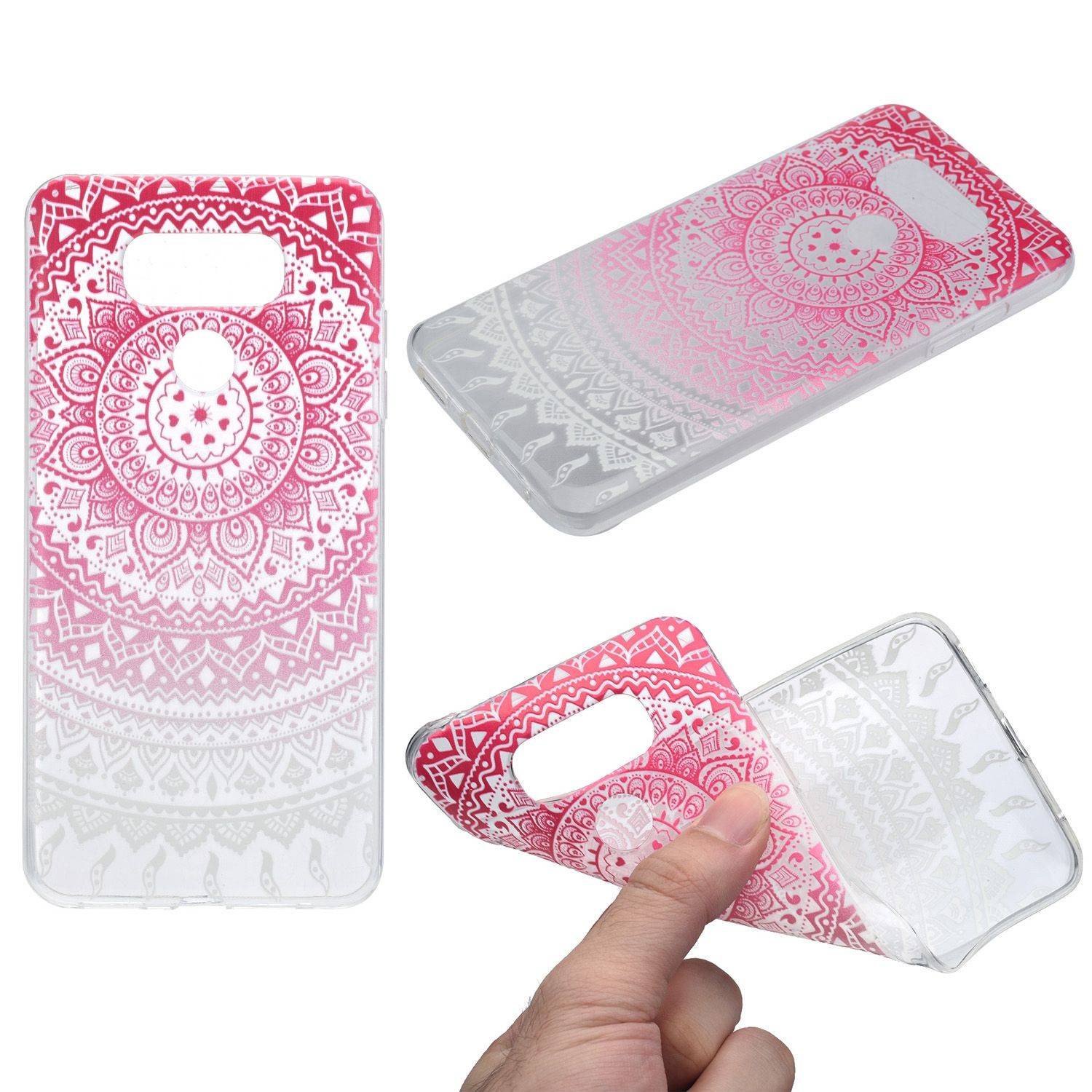 LG G6 Handyhülle Backcover Rosa