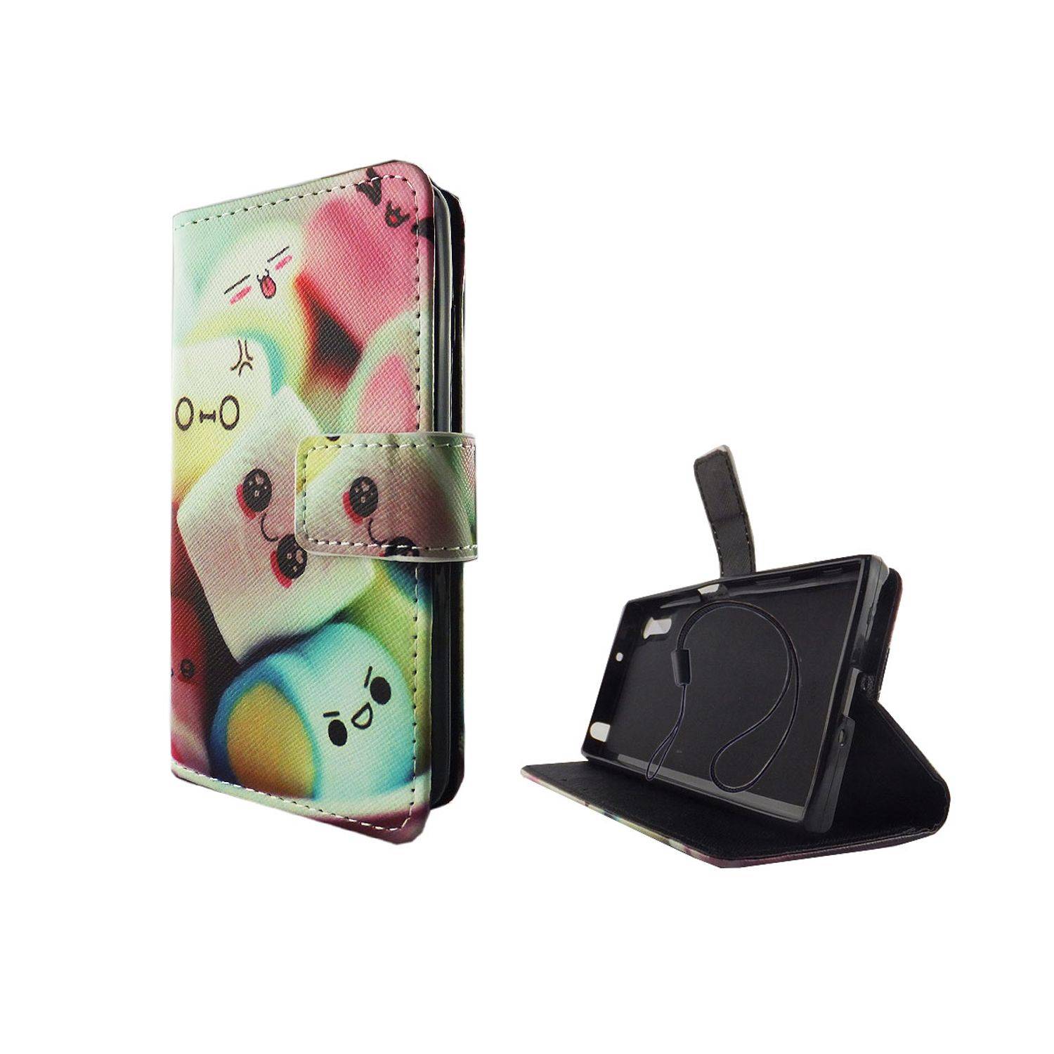 Sony Xperia XZ Handyhülle Bookcover Mehrfarbig