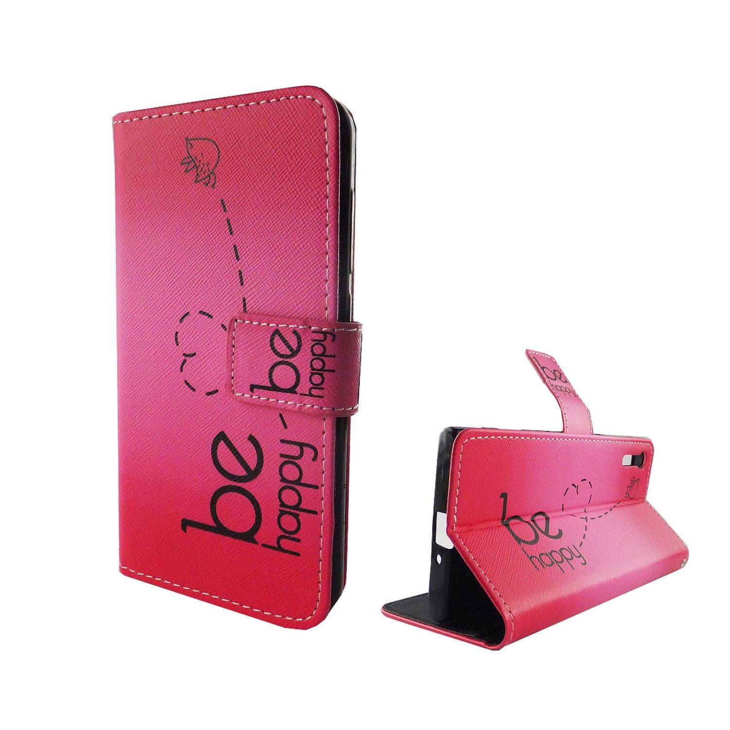 Sony Xperia XZ Handyhülle Bookcover Rosa