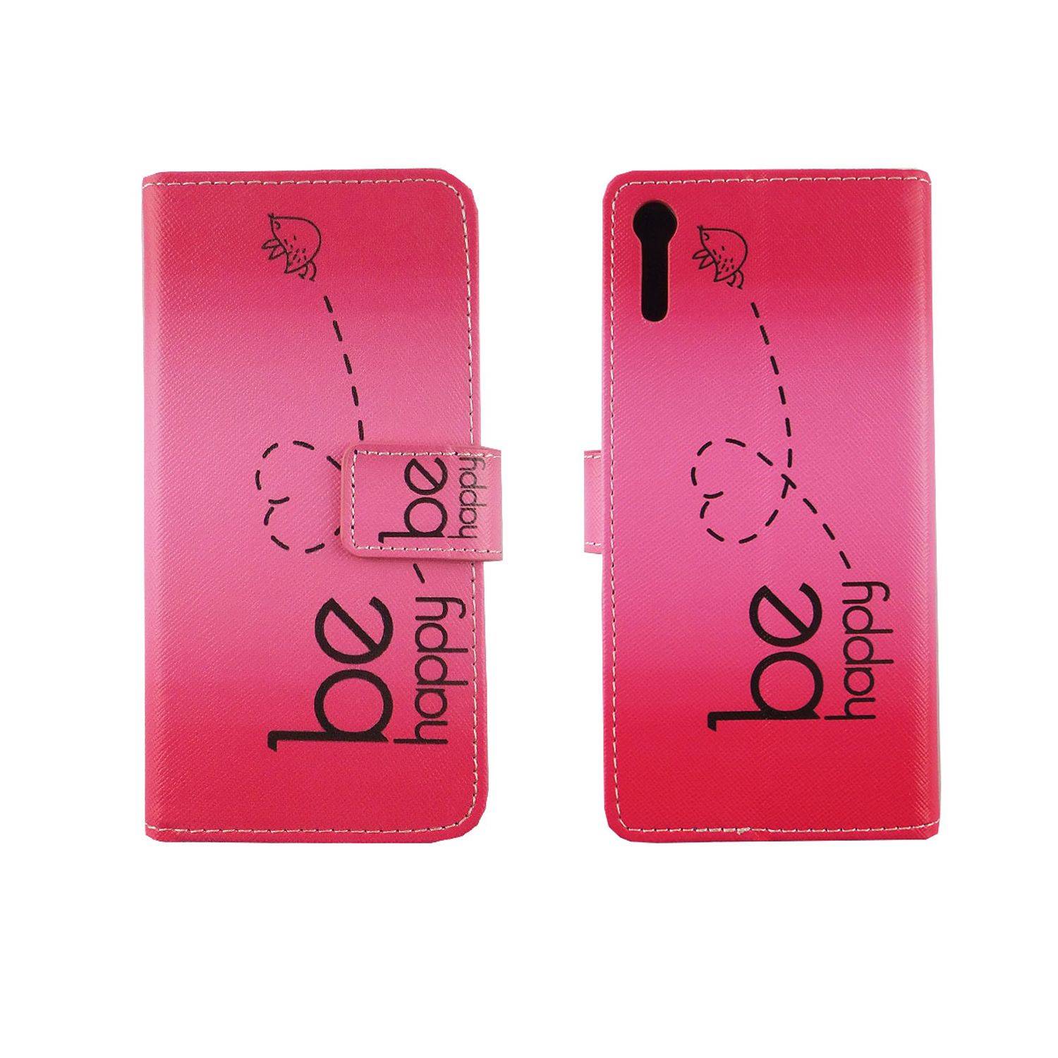 Sony Xperia XZ Handyhülle Bookcover Rosa