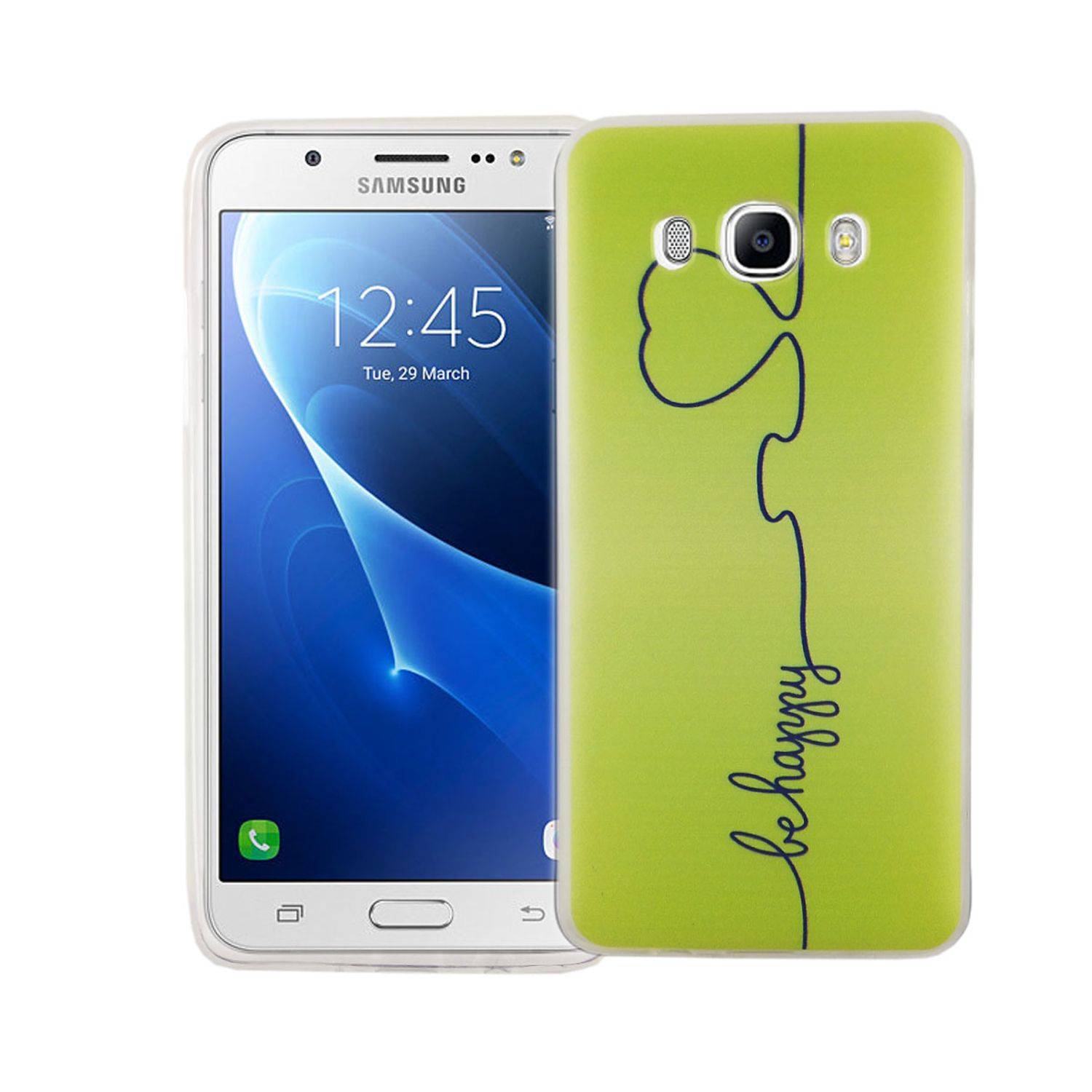 Samsung Galaxy J5 (2016) Handyhülle Bumper Backcover Grün
