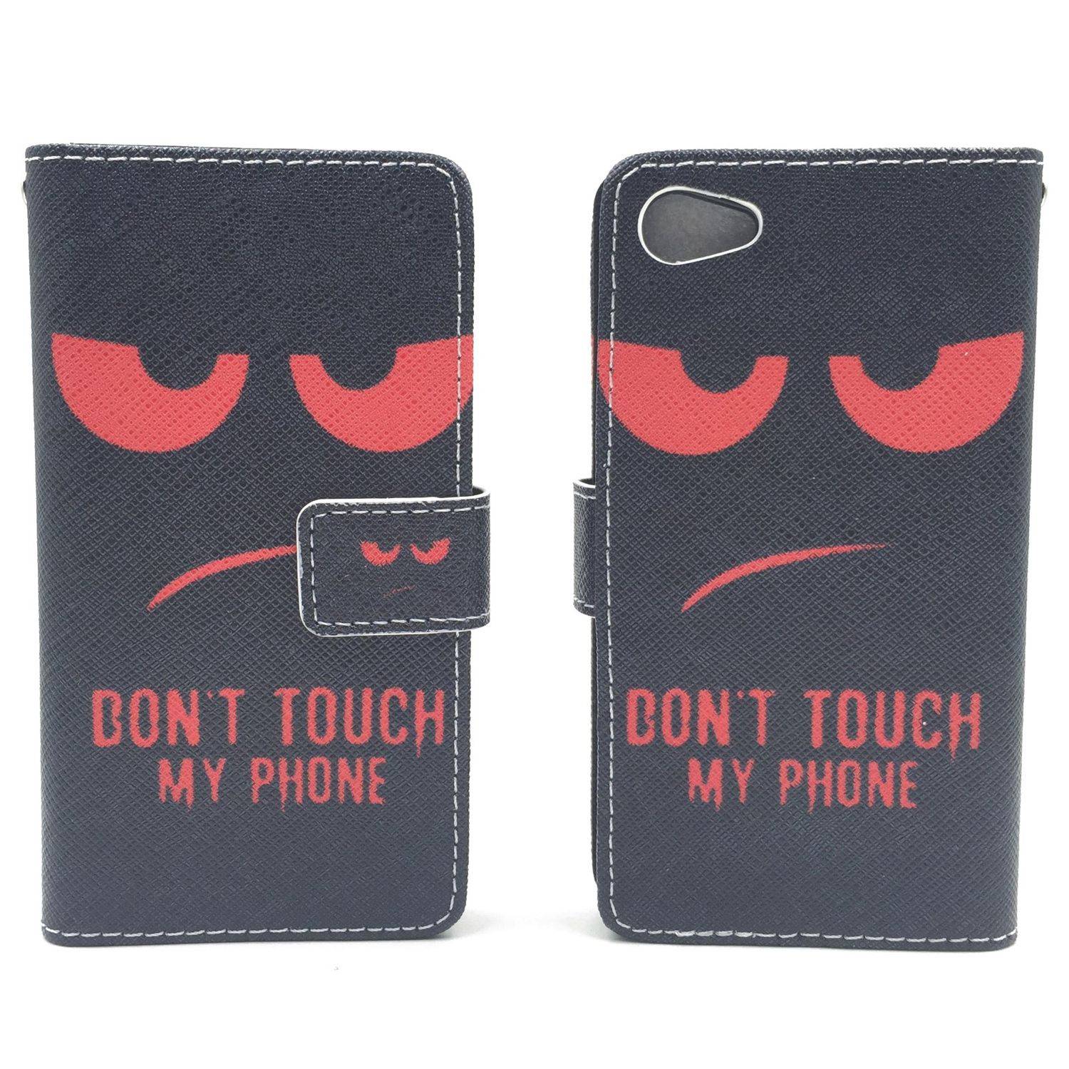 Sony Xperia Z5 Compact Handyhülle Bookcover Schwarz