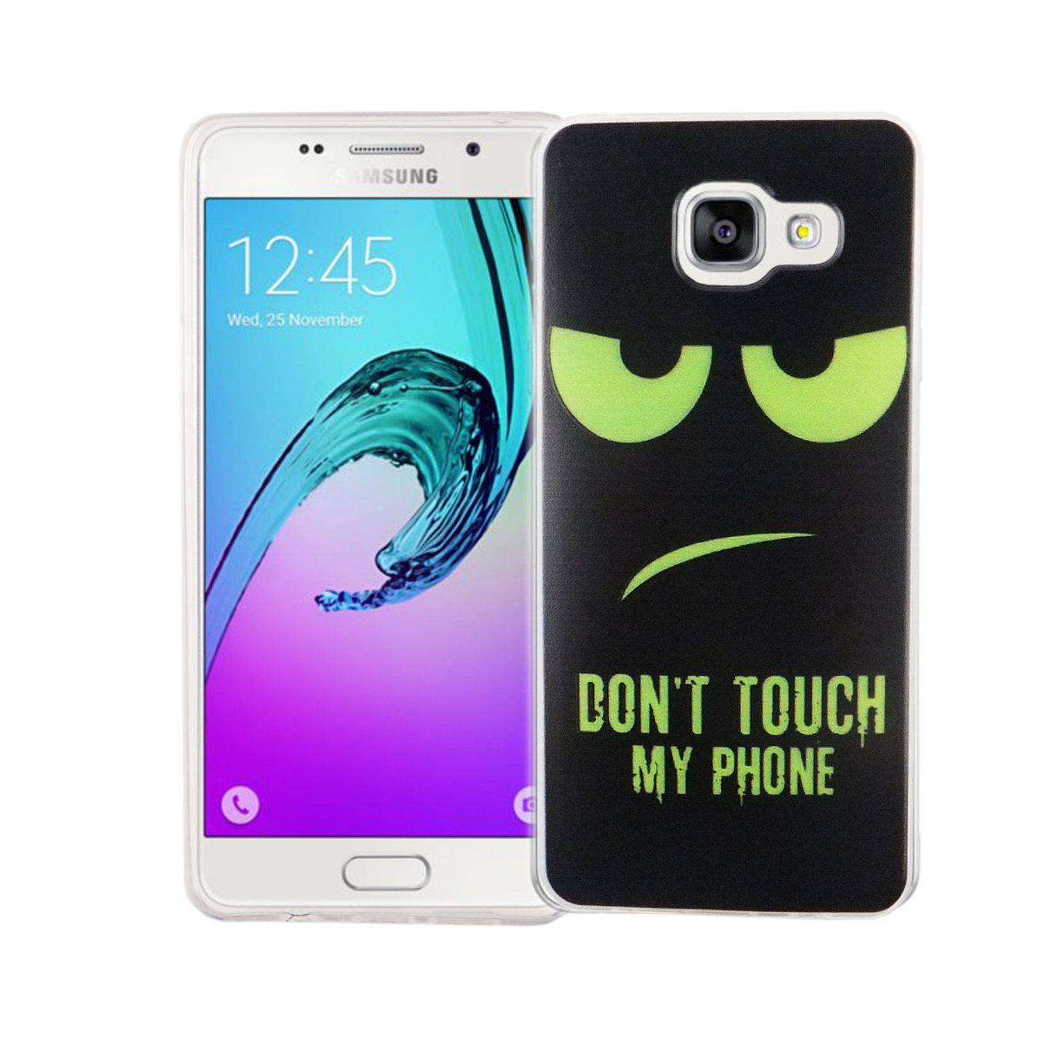 Samsung Galaxy A5 (2016) Handyhülle Bumper Backcover Schwarz
