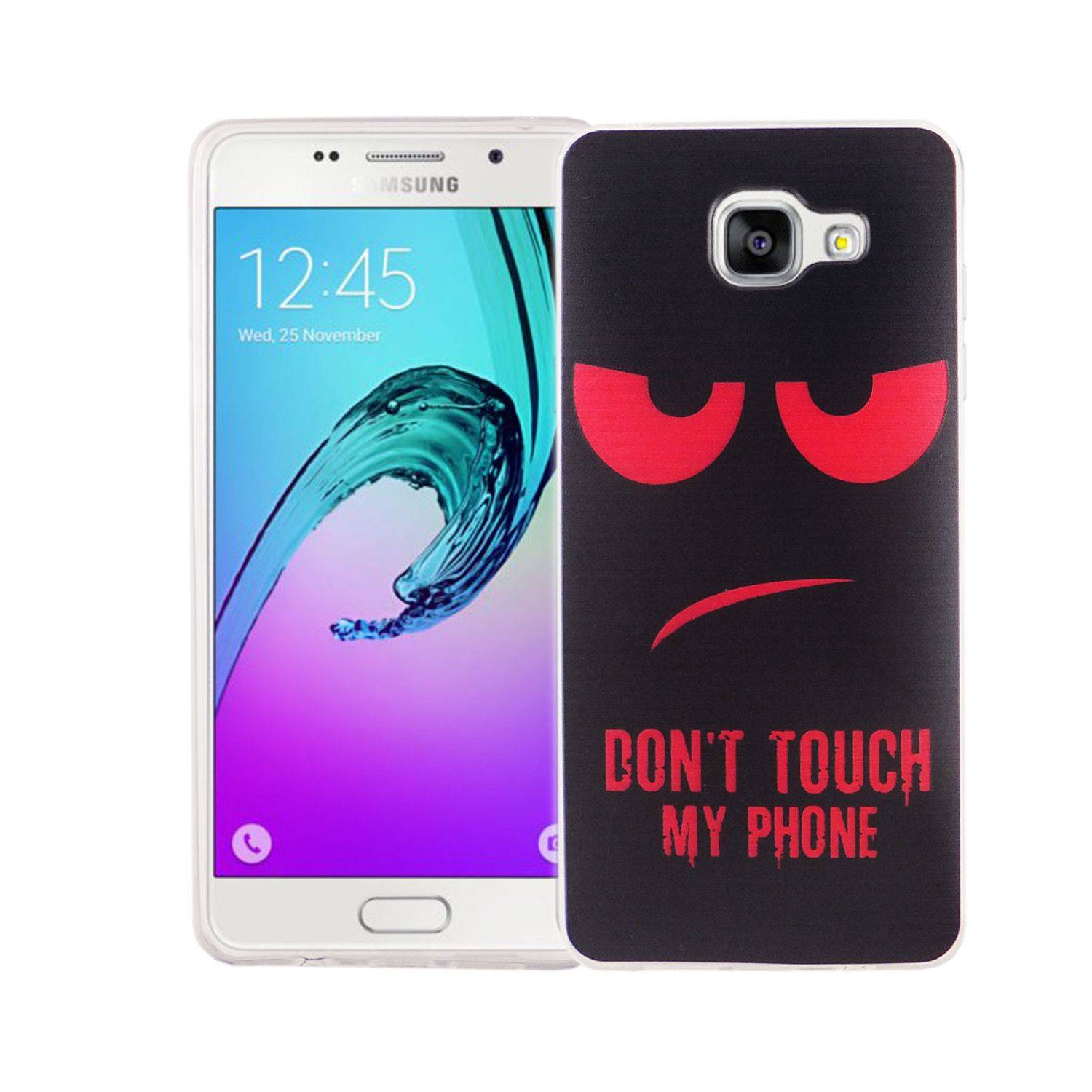 Samsung Galaxy A5 (2016) Handyhülle Bumper Backcover Schwarz