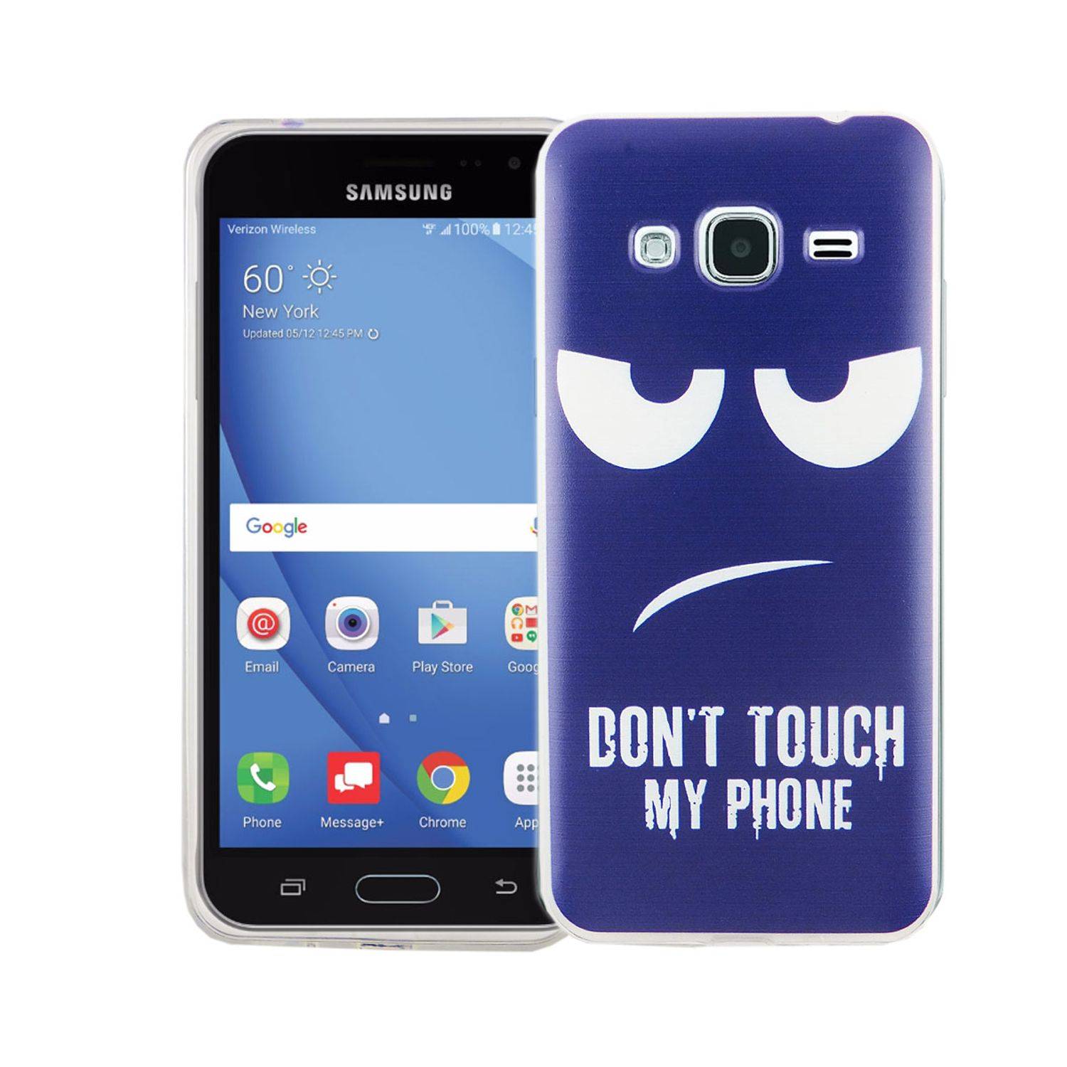 Samsung Galaxy J3 (2016) Handyhülle Bumper Backcover Blau