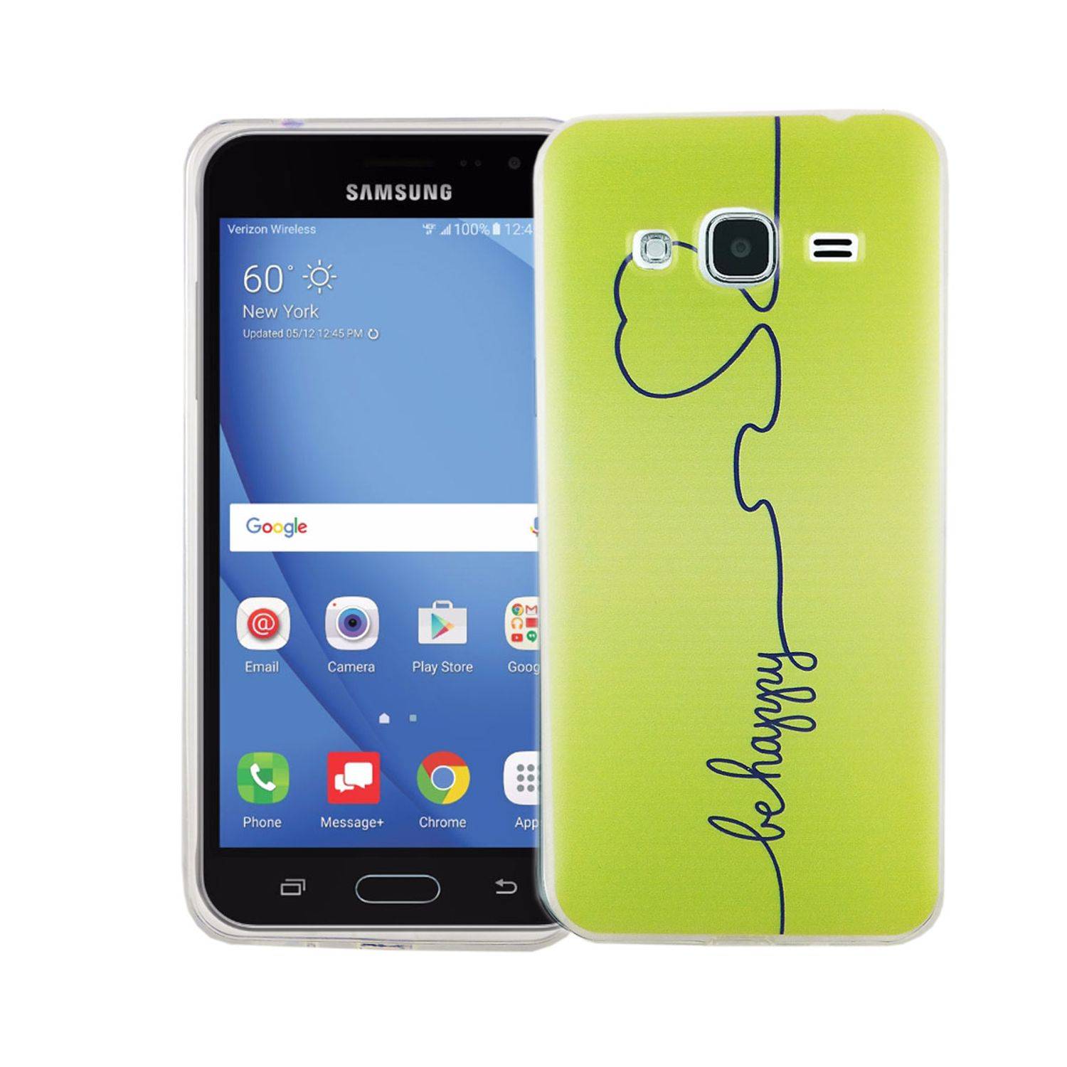 Samsung Galaxy J3 (2016) Handyhülle Bumper Backcover Grün