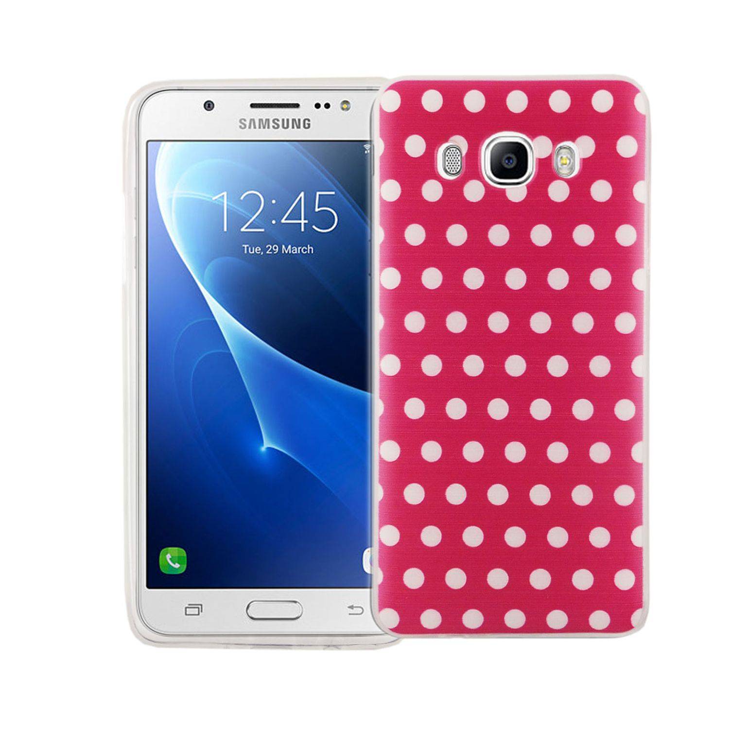 Samsung Galaxy J5 (2016) Handyhülle Bumper Backcover Rosa