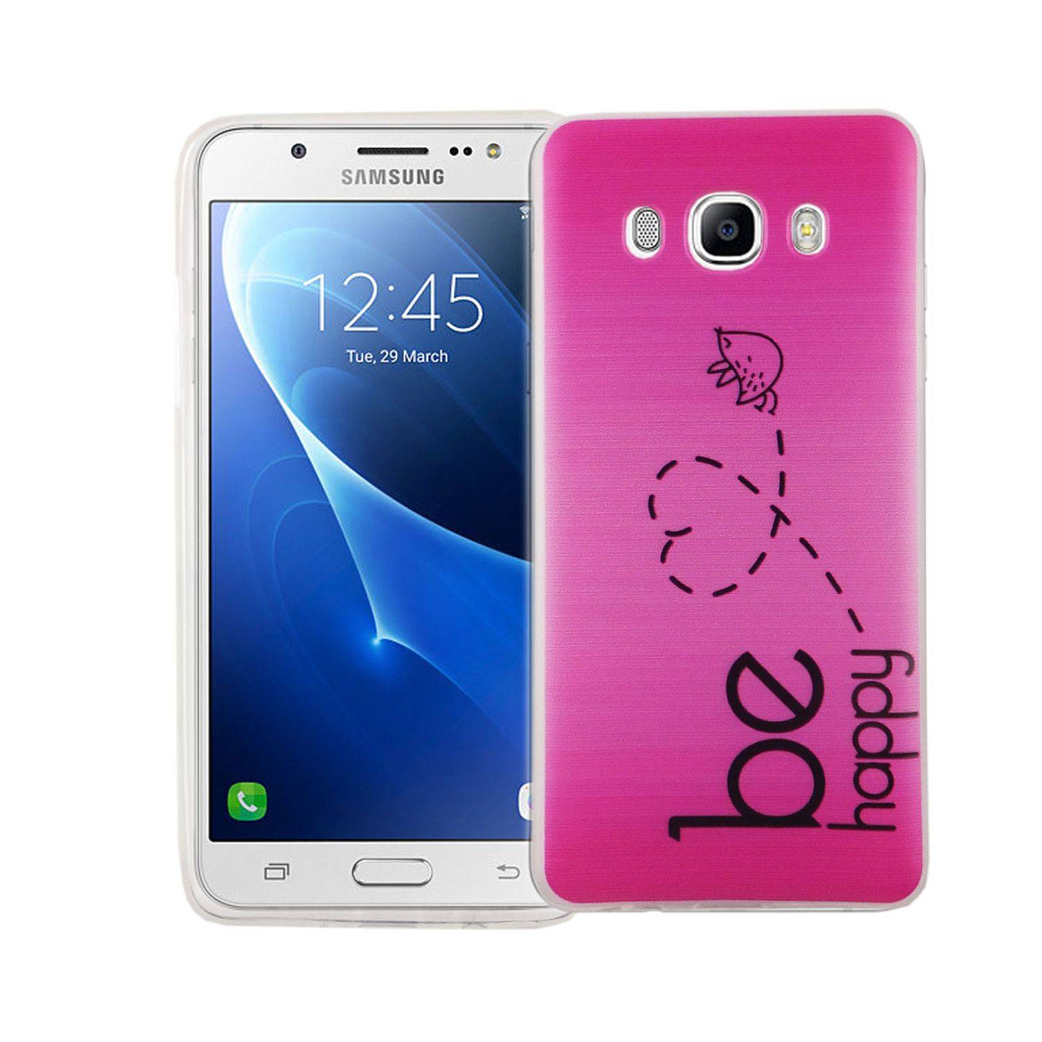 Samsung Galaxy J5 (2016) Handyhülle Bumper Backcover Rosa