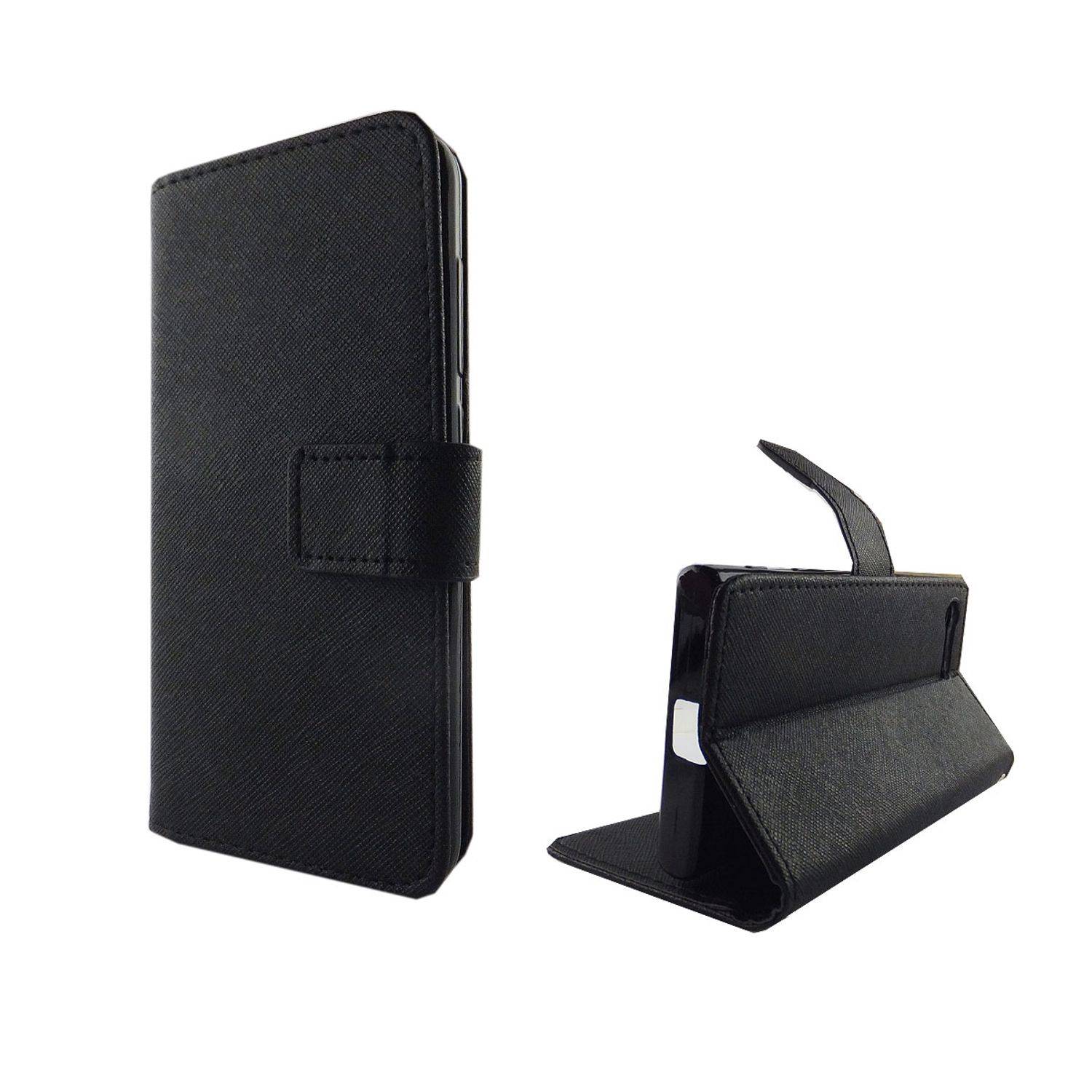 Sony Xperia X Compact Handyhülle Bookcover Schwarz