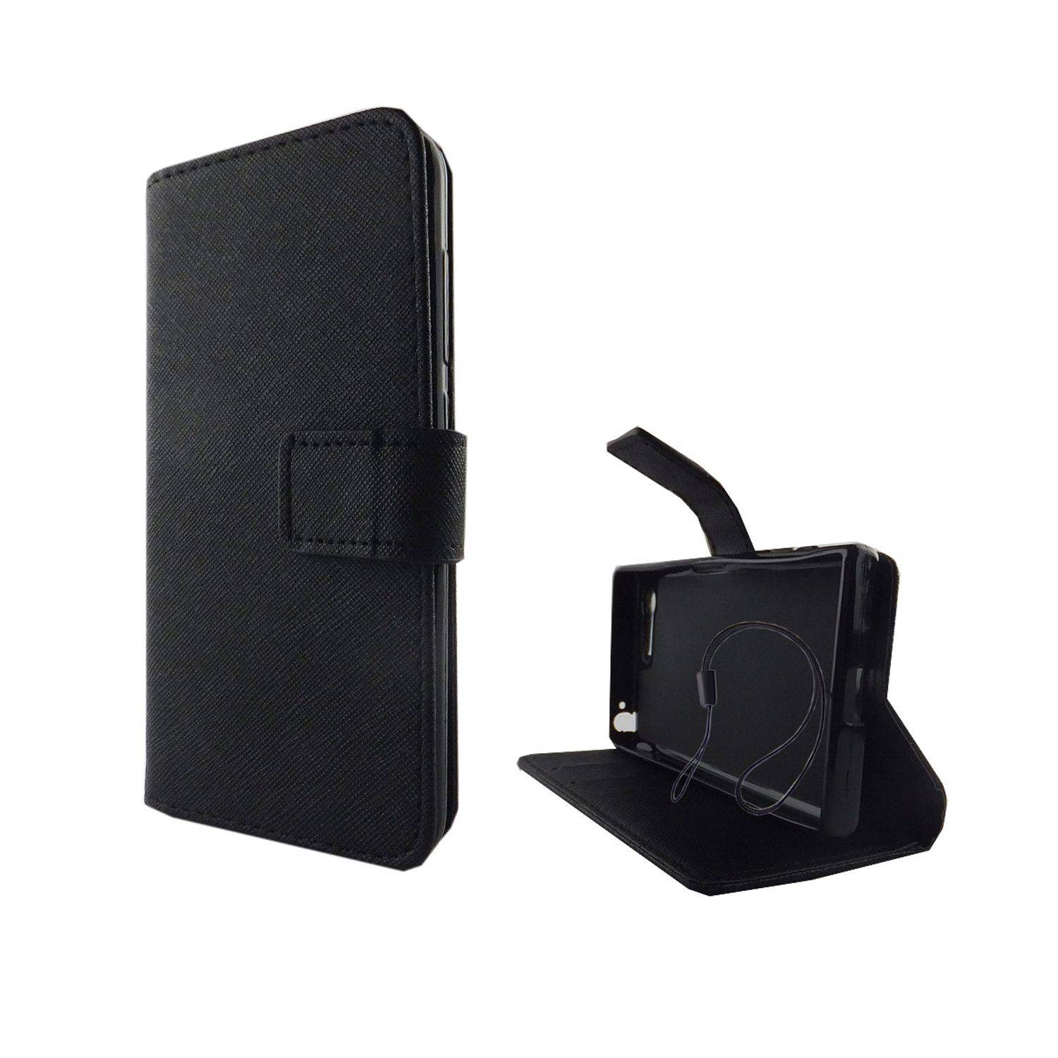 Sony Xperia X Compact Handyhülle Bookcover Schwarz