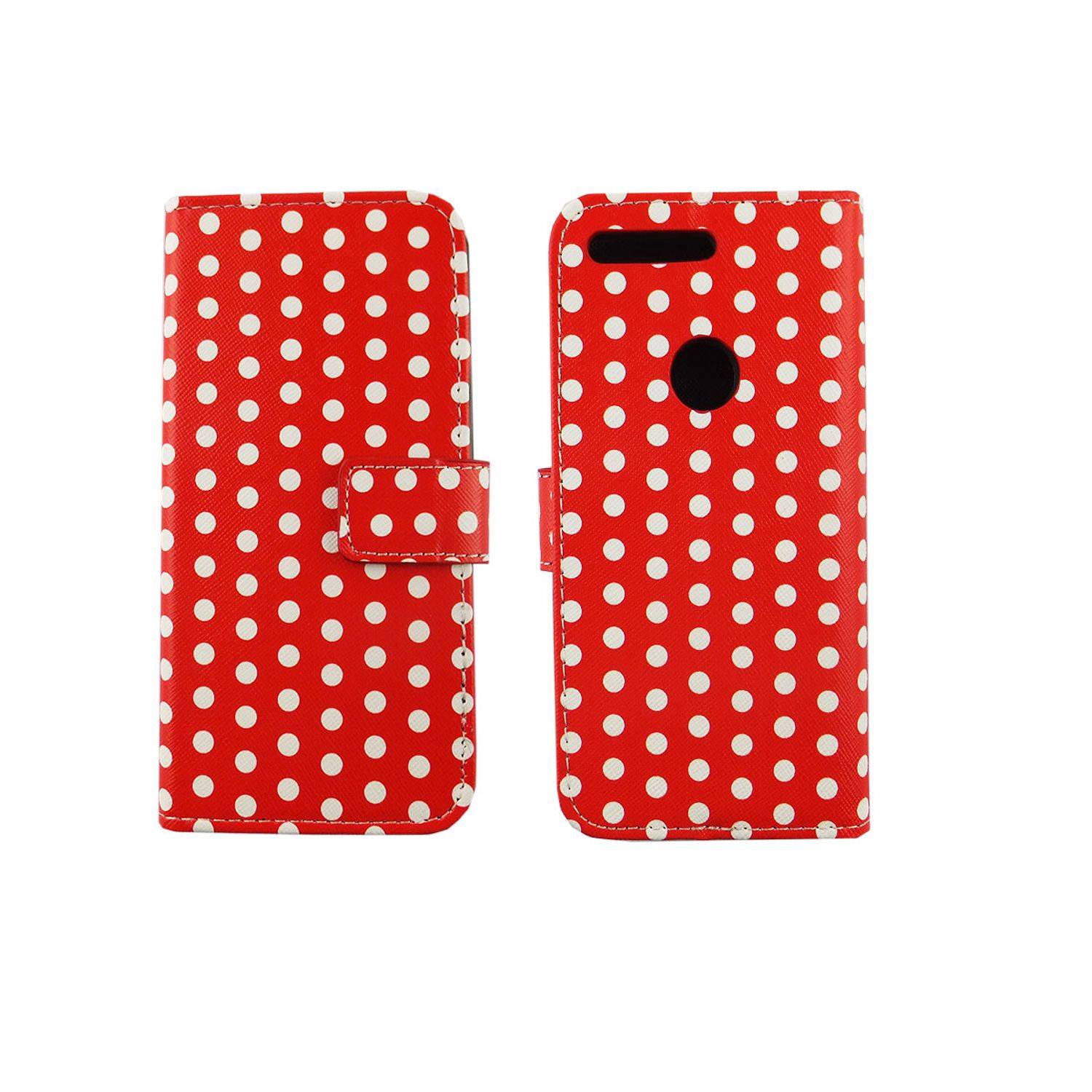 Google Pixel Handyhülle Bookcover Rot