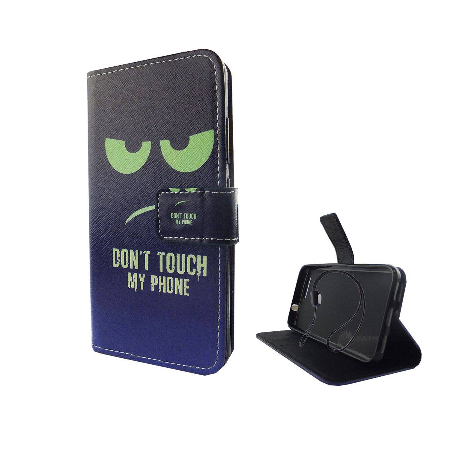 Google Pixel Handyhülle Bookcover Blau