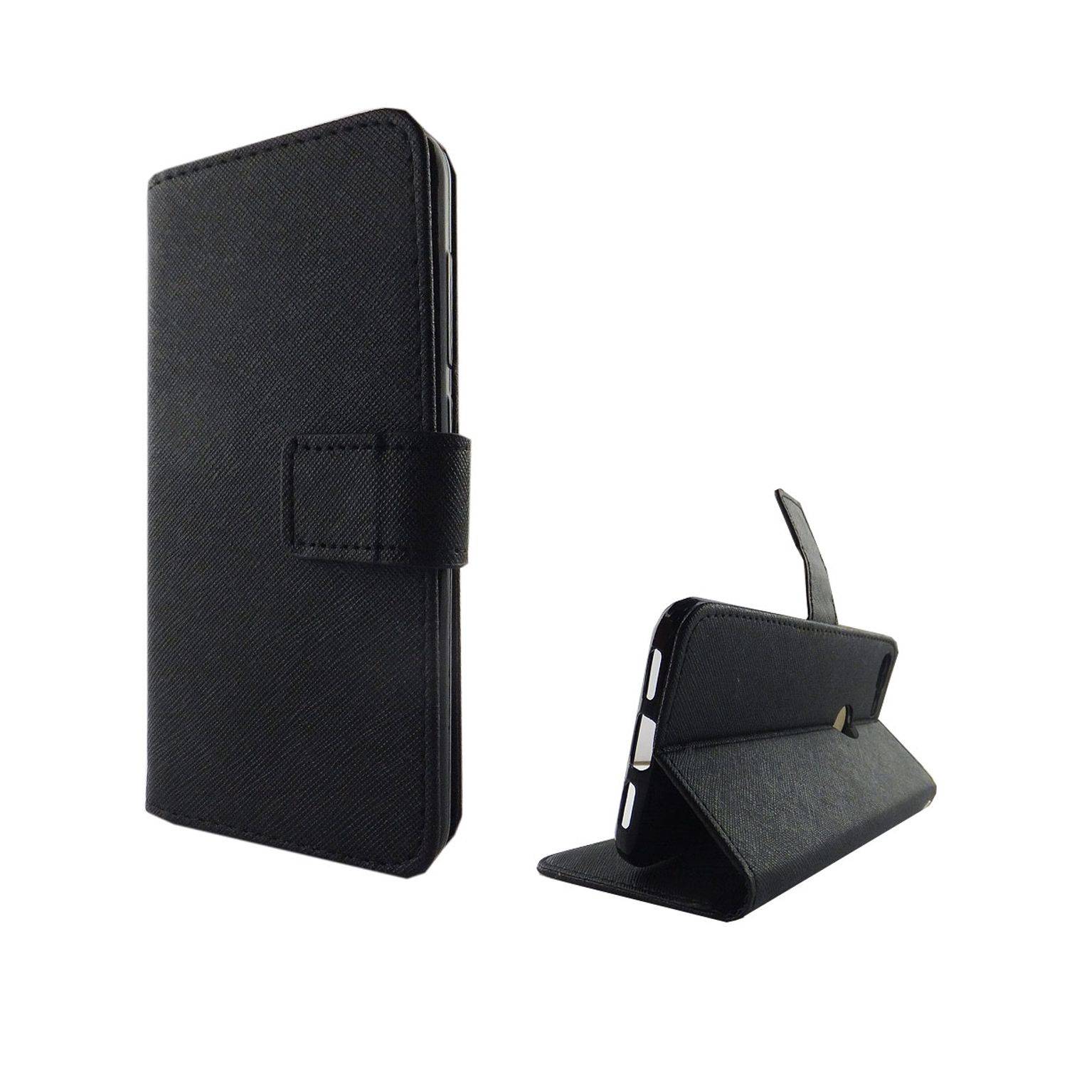 Google Pixel XL Handyhülle Bookcover Schwarz