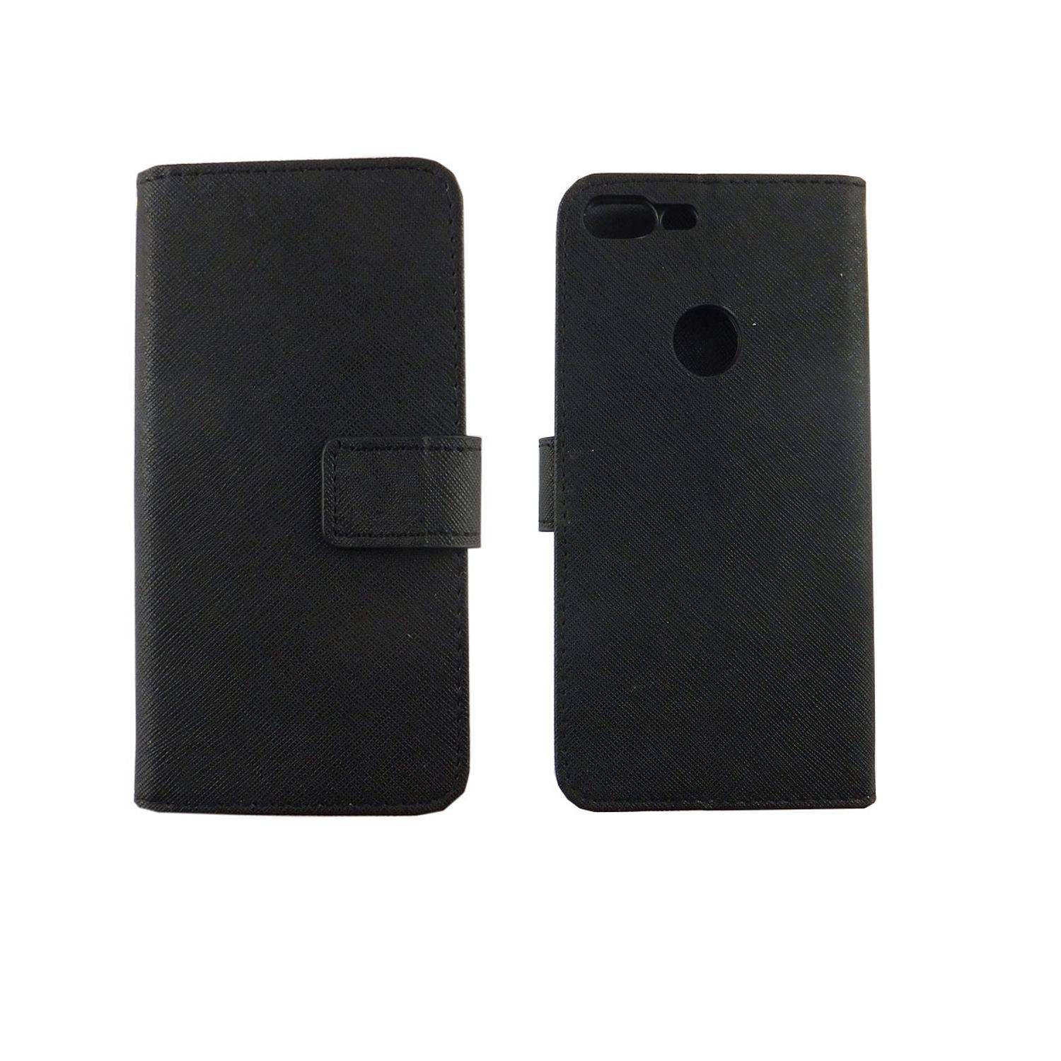 Google Pixel XL Handyhülle Bookcover Schwarz