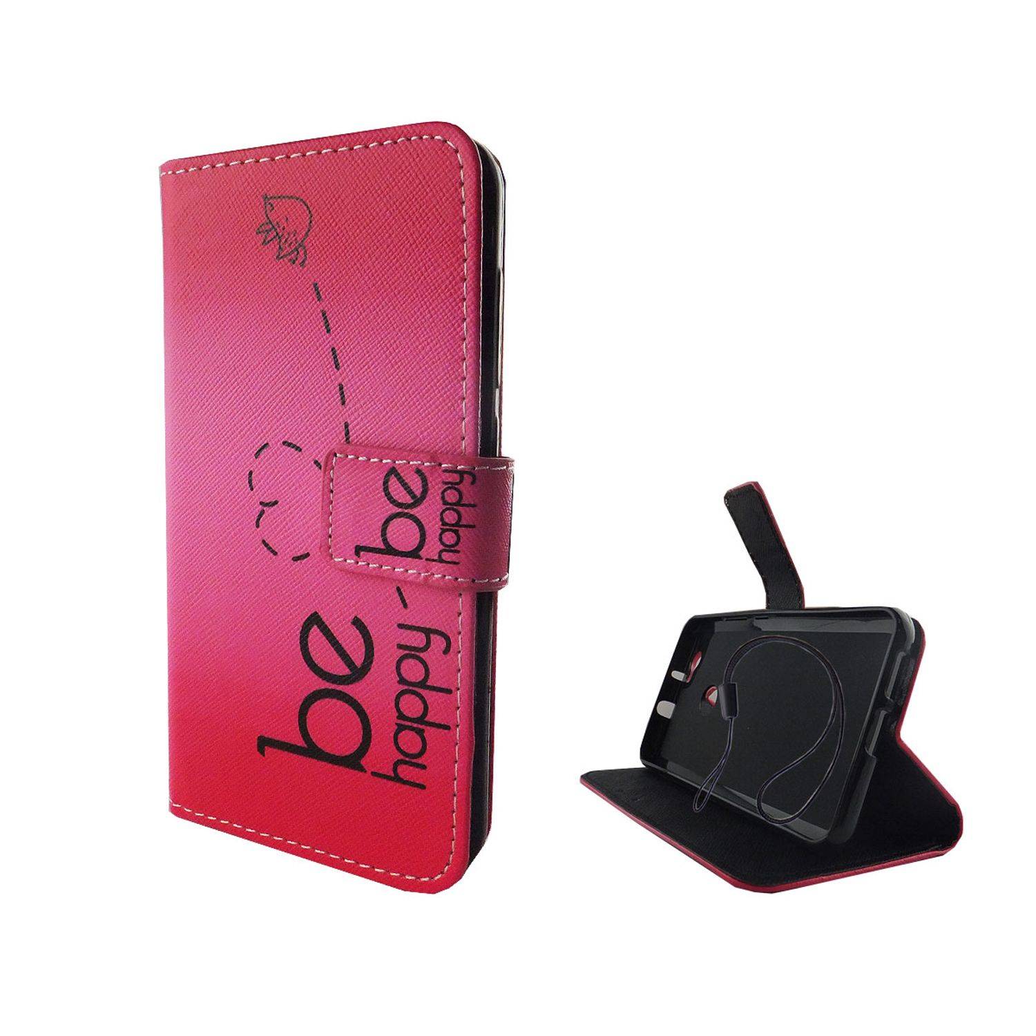 Huawei Nova Handyhülle Bookcover Rosa