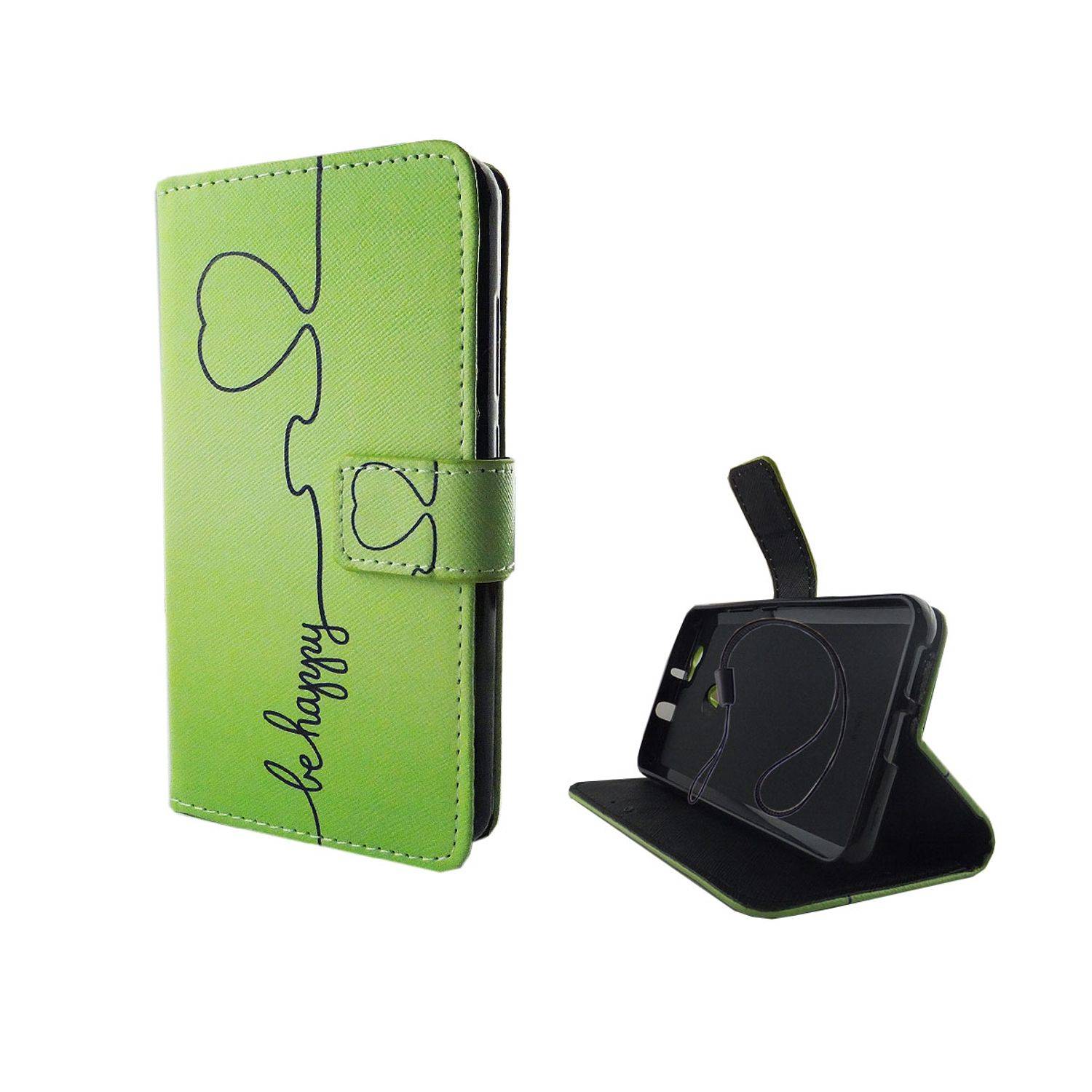 Huawei Nova Handyhülle Bookcover Grün