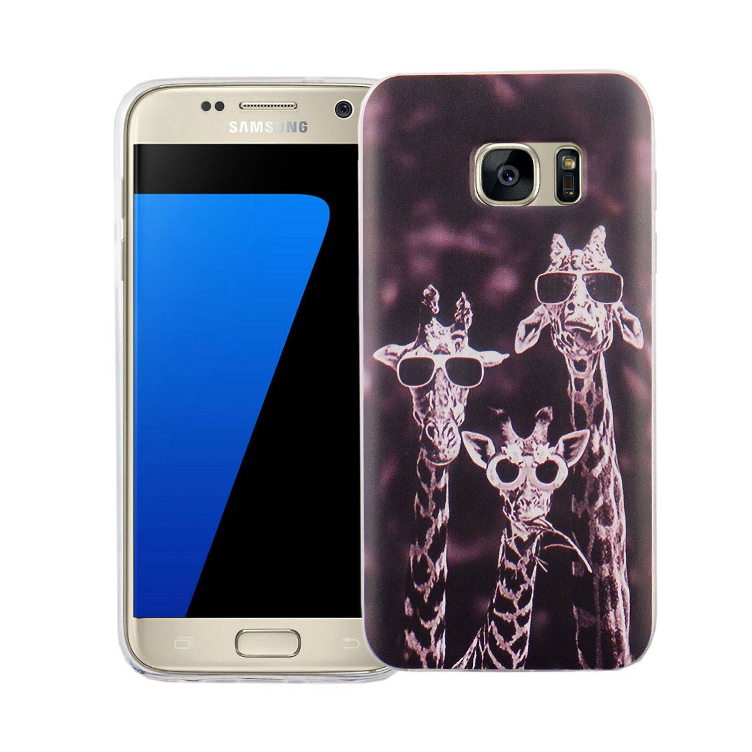 Samsung Galaxy S7 Handyhülle Bumper Backcover Mehrfarbig