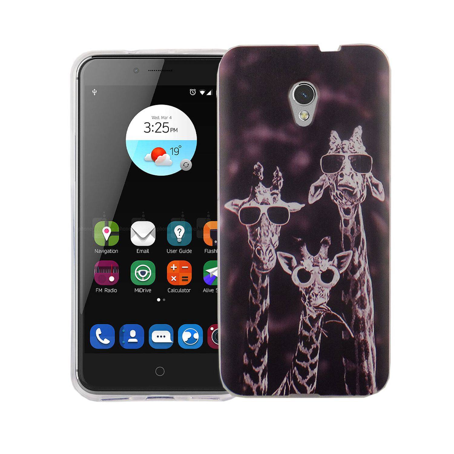 ZTE Blade V7 Handyhülle Bumper Backcover Mehrfarbig