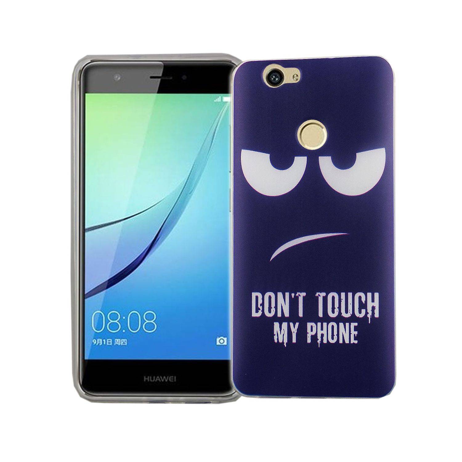 Huawei Nova Handyhülle Bumper Backcover Blau