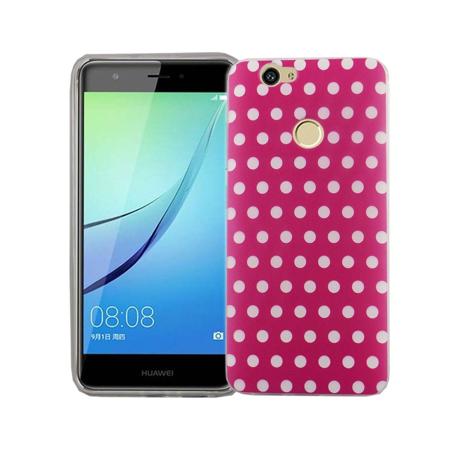 Huawei Nova Handyhülle Bumper Backcover Rosa