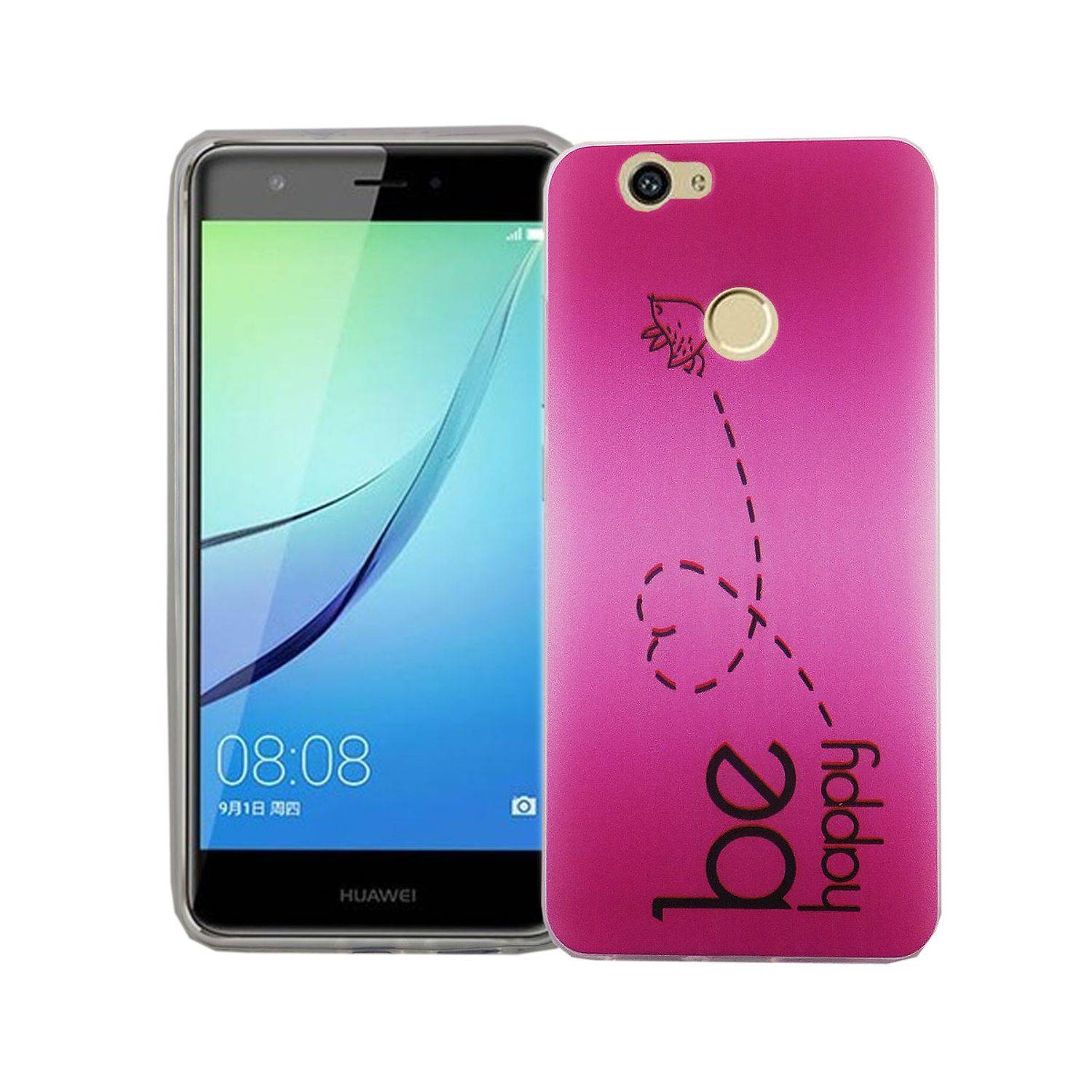 Huawei Nova Handyhülle Bumper Backcover Rosa