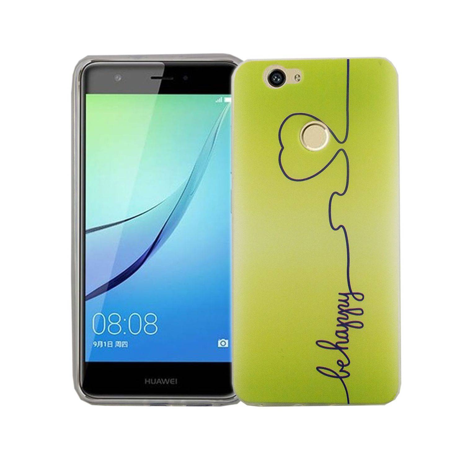 Huawei Nova Handyhülle Bumper Backcover Grün