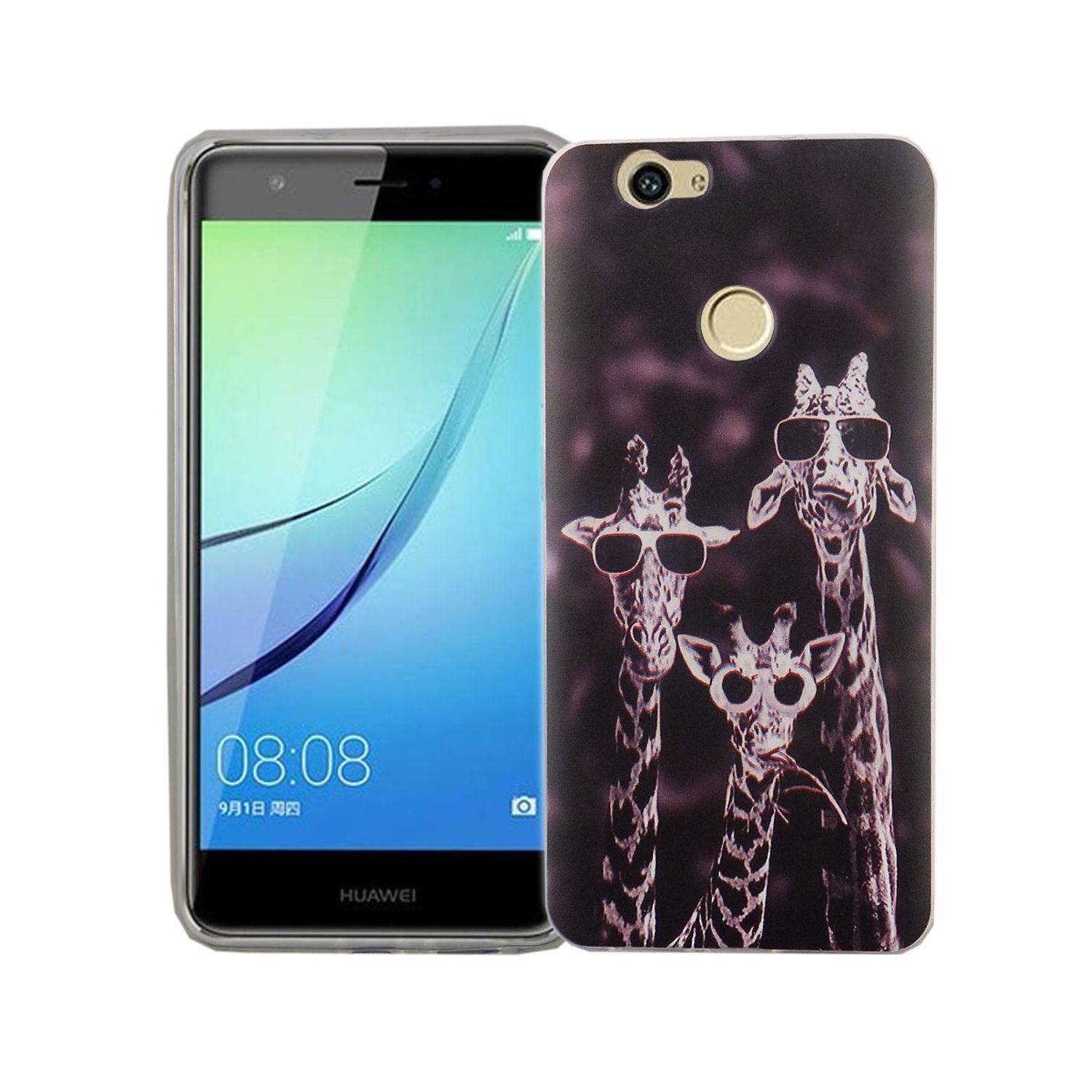 Huawei Nova Handyhülle Bumper Backcover Mehrfarbig