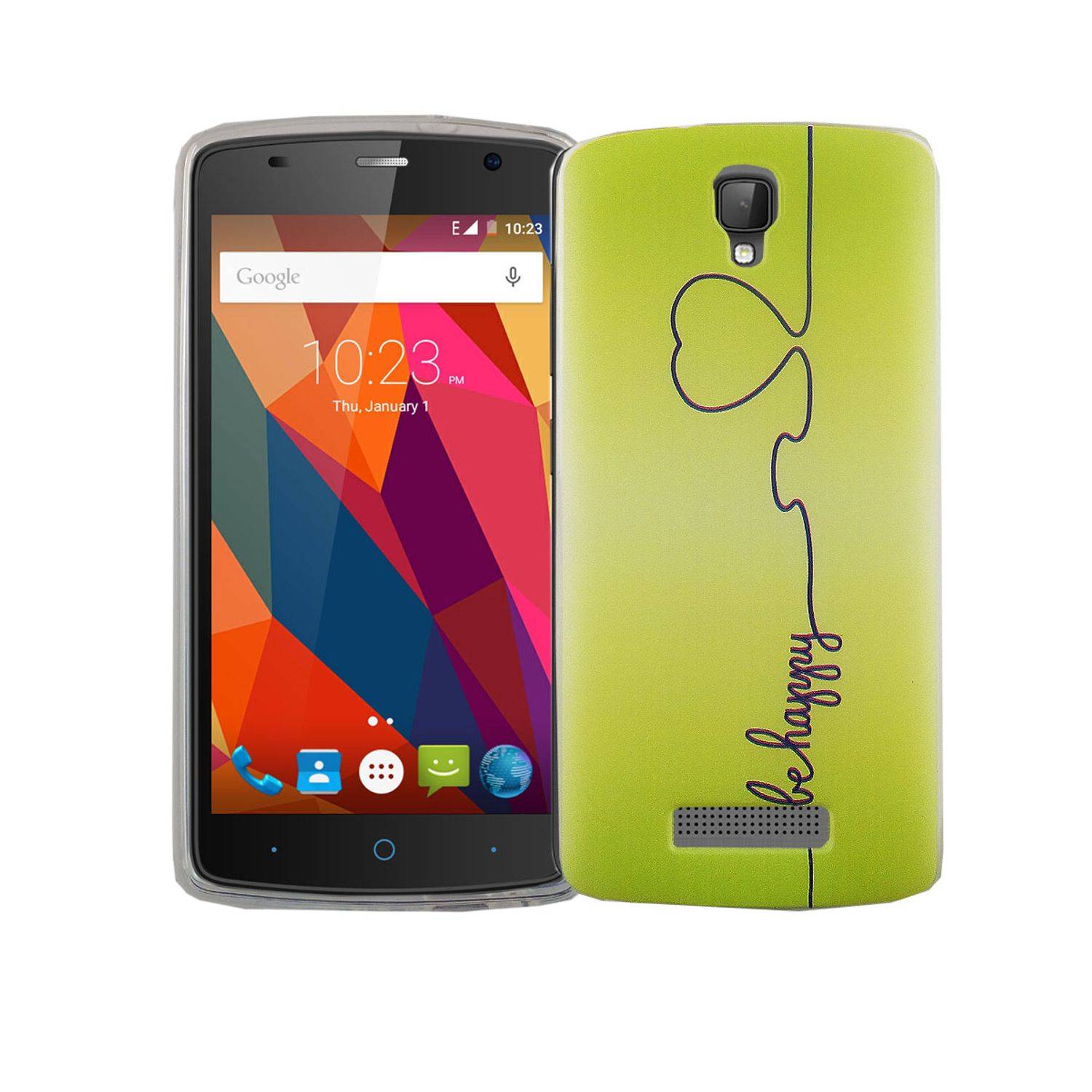 ZTE Blade L5 Plus Handyhülle Bumper Backcover Grün