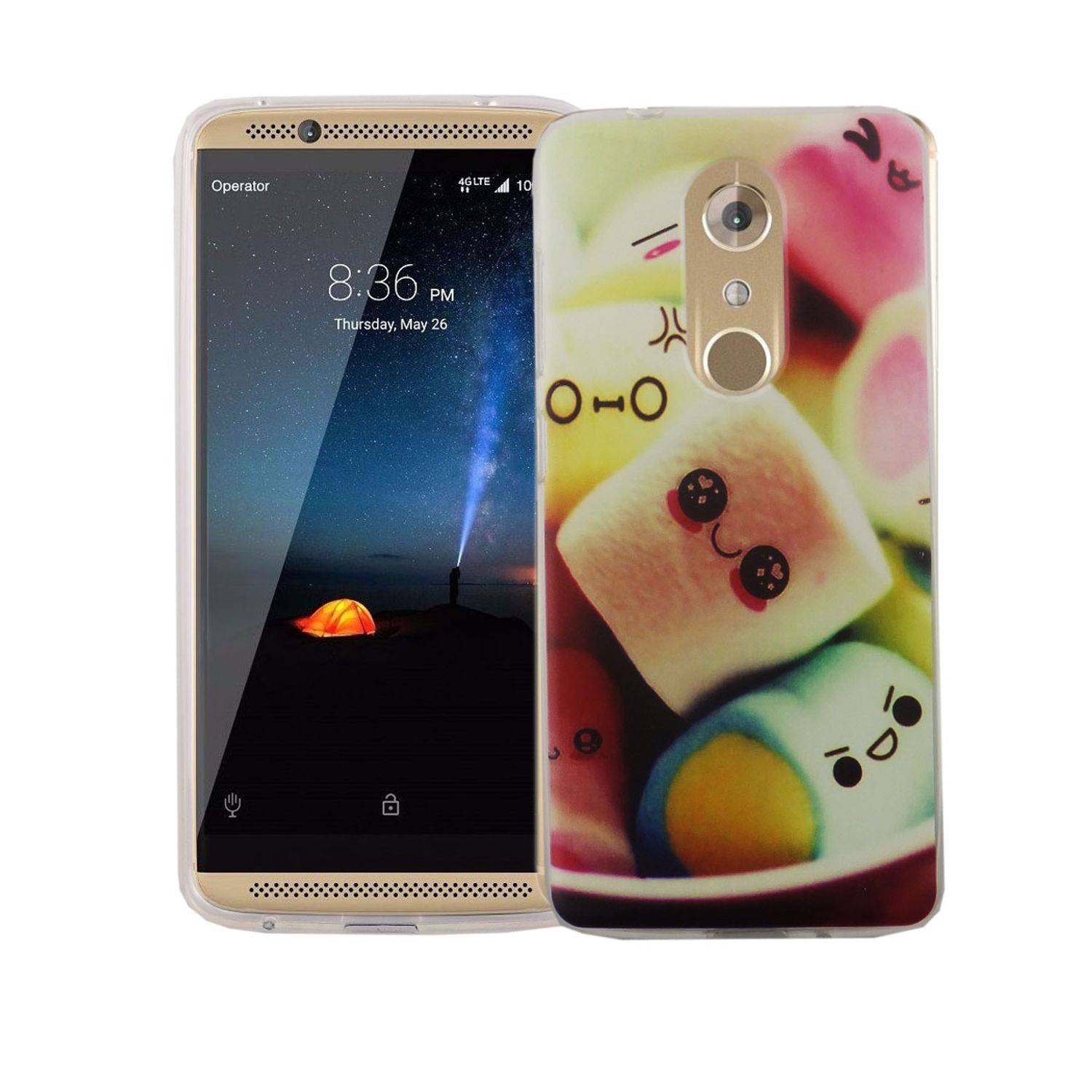 ZTE Axon 7 Handyhülle Bumper Backcover Mehrfarbig