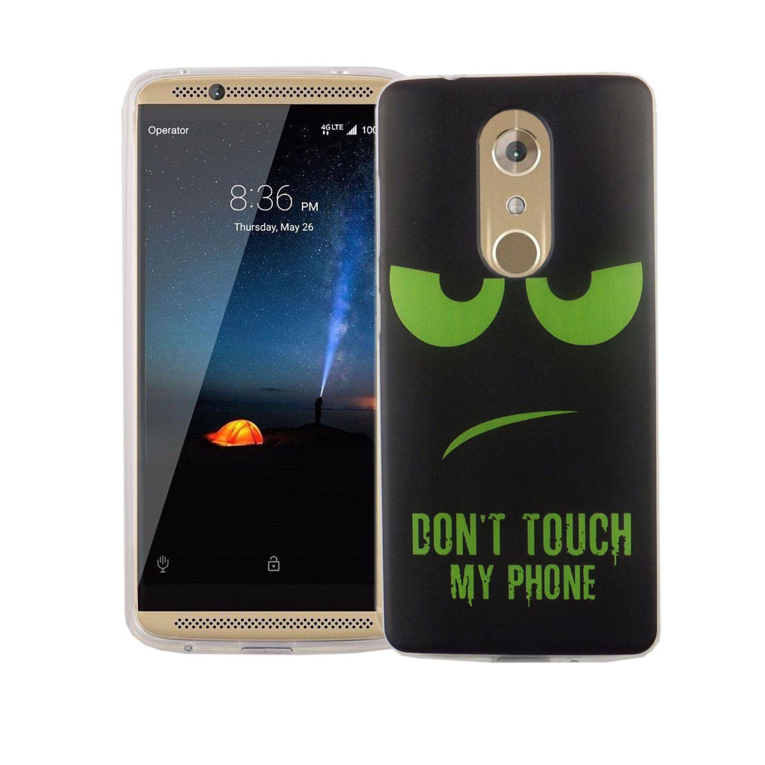ZTE Axon 7 Handyhülle Bumper Backcover Grün