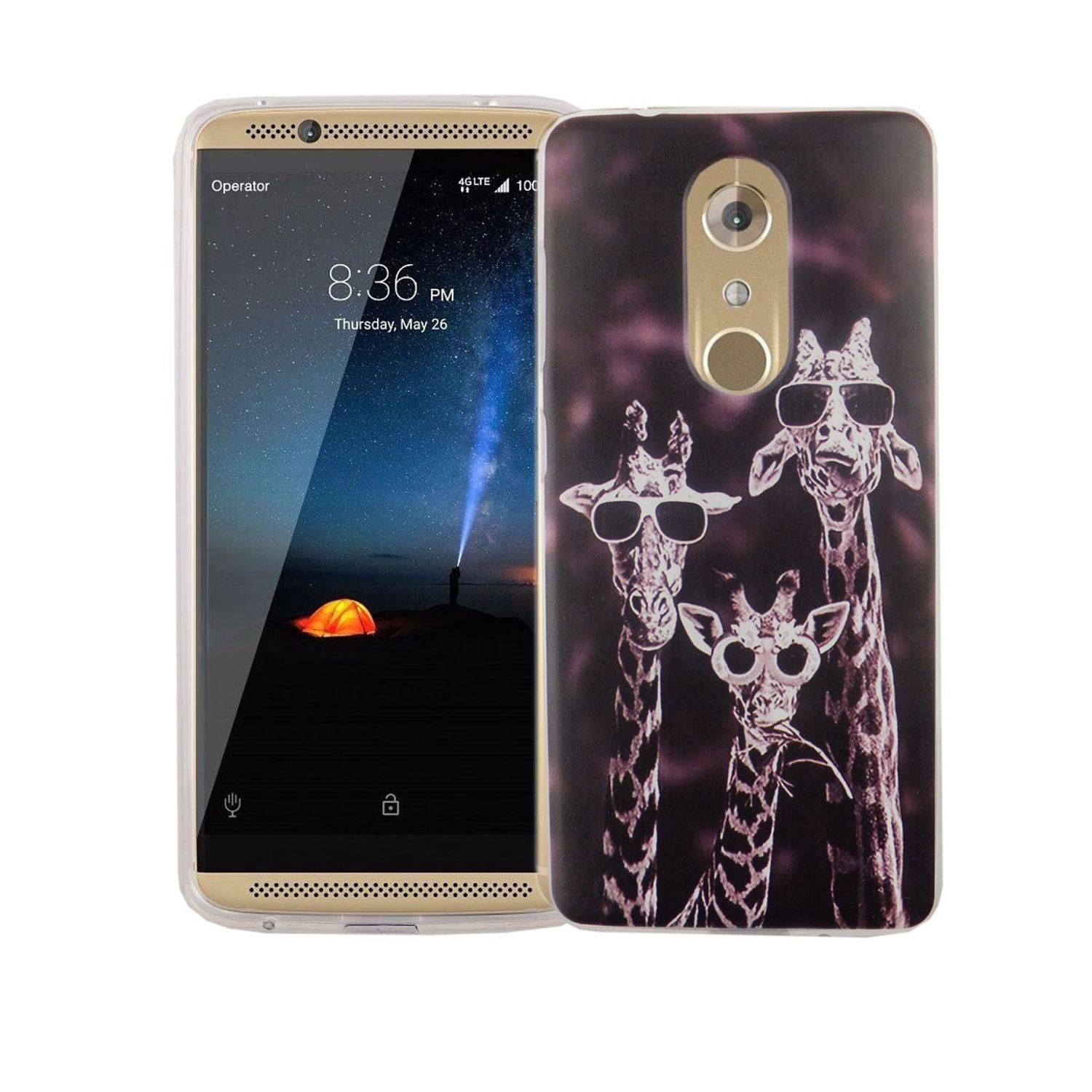 ZTE Axon 7 Handyhülle Bumper Backcover Mehrfarbig