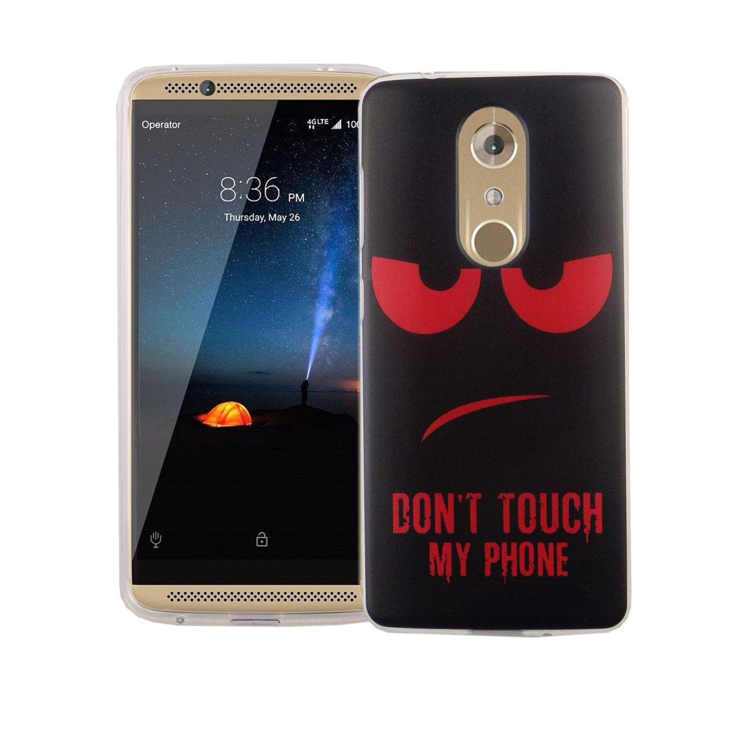 ZTE Axon 7 Mini Handyhülle Bumper Backcover Rot