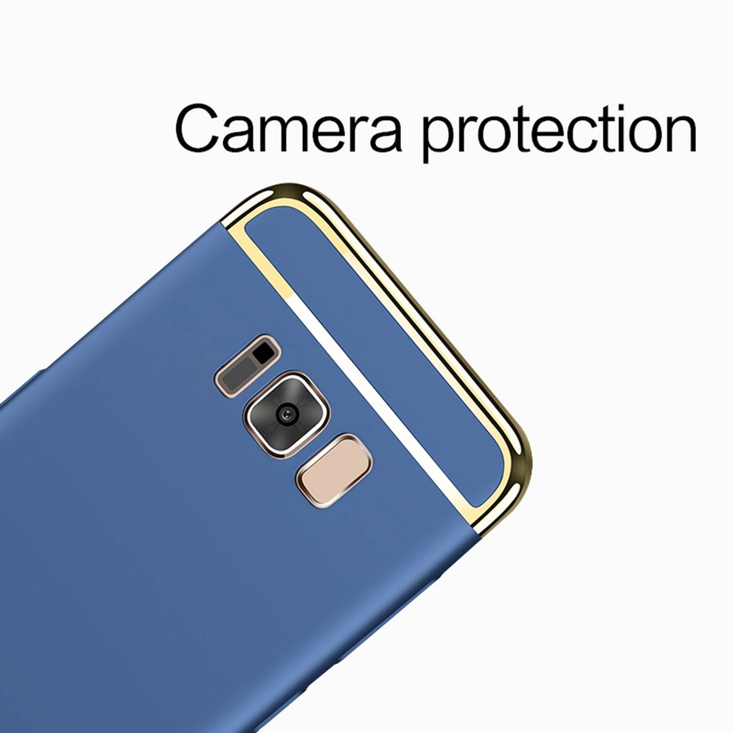 Samsung Galaxy S8 Handyhülle Backcover Blau