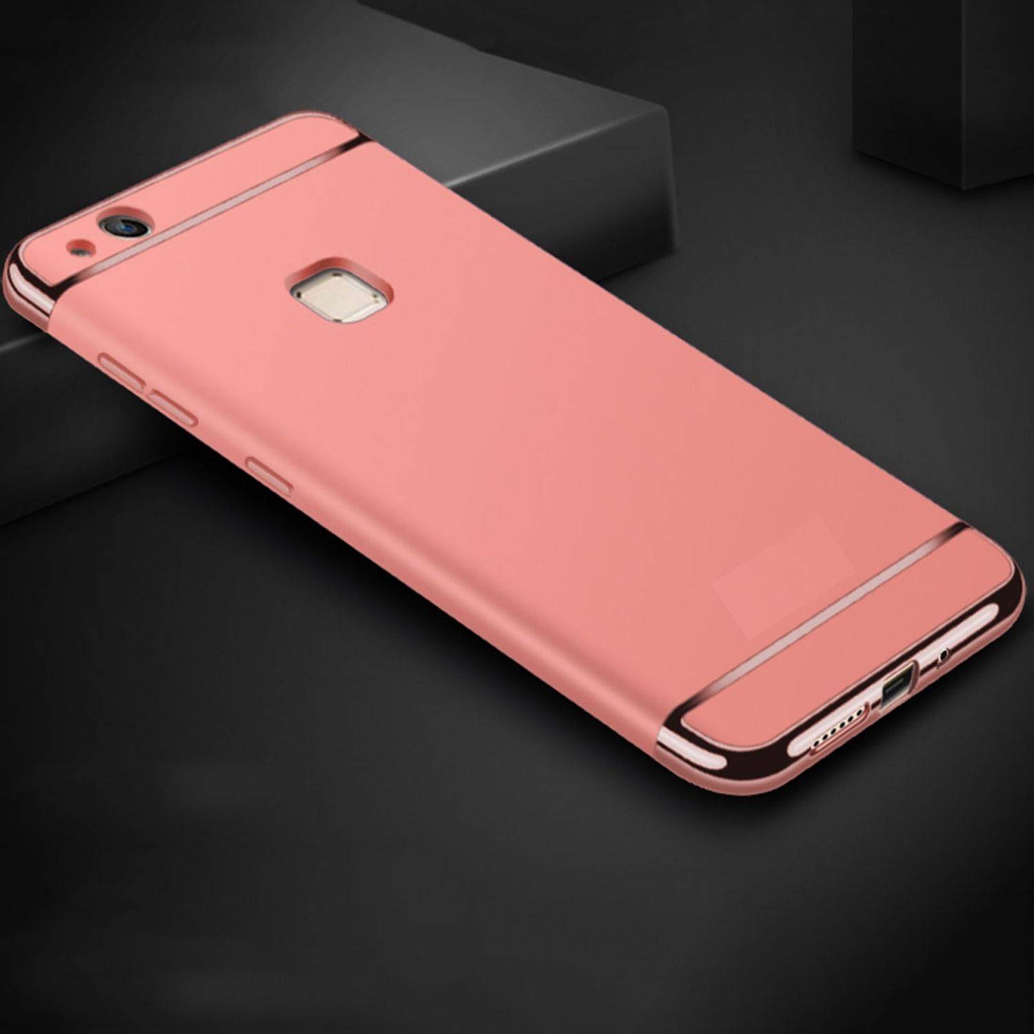Huawei P10 Lite Handyhülle Backcover Rosa