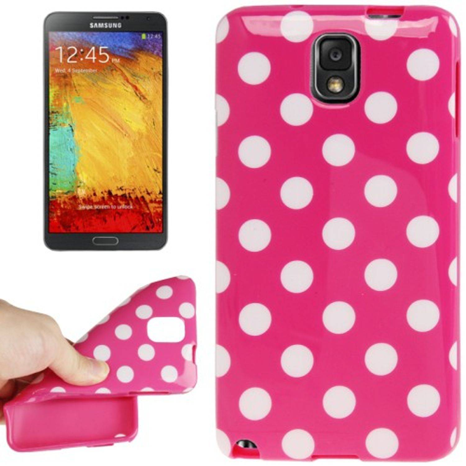 Samsung Galaxy Note 3 Handyhülle Backcover Rosa