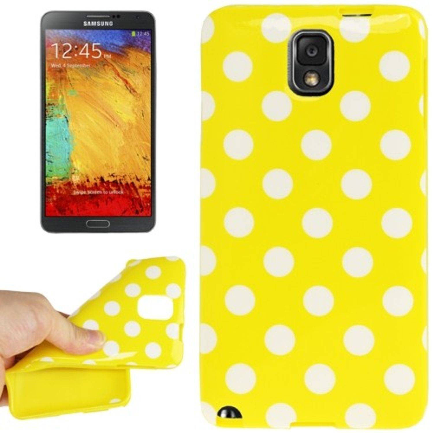 Samsung Galaxy Note 3 Handyhülle Backcover Gelb