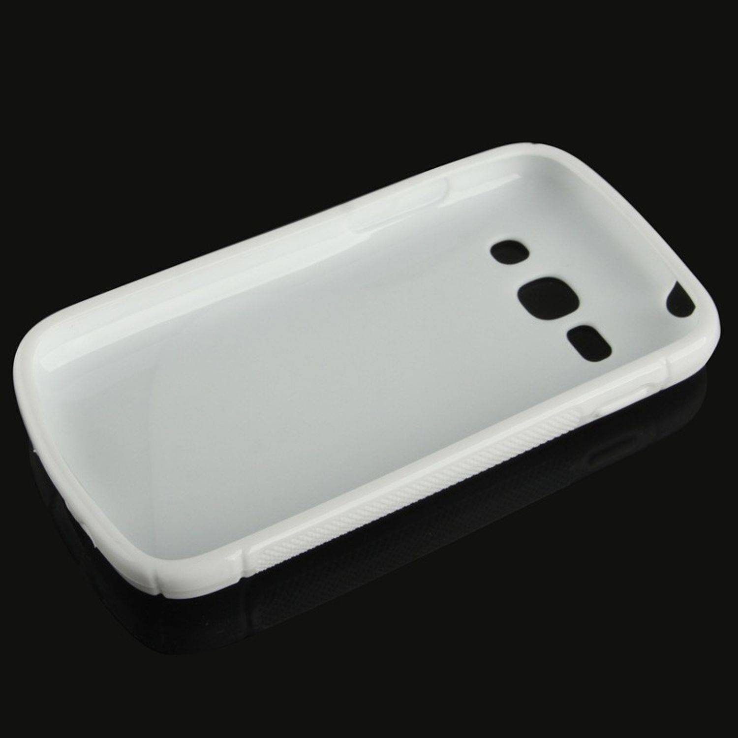 Samsung Galaxy Ace 3 S7272 Handyhülle Backcover Weiß