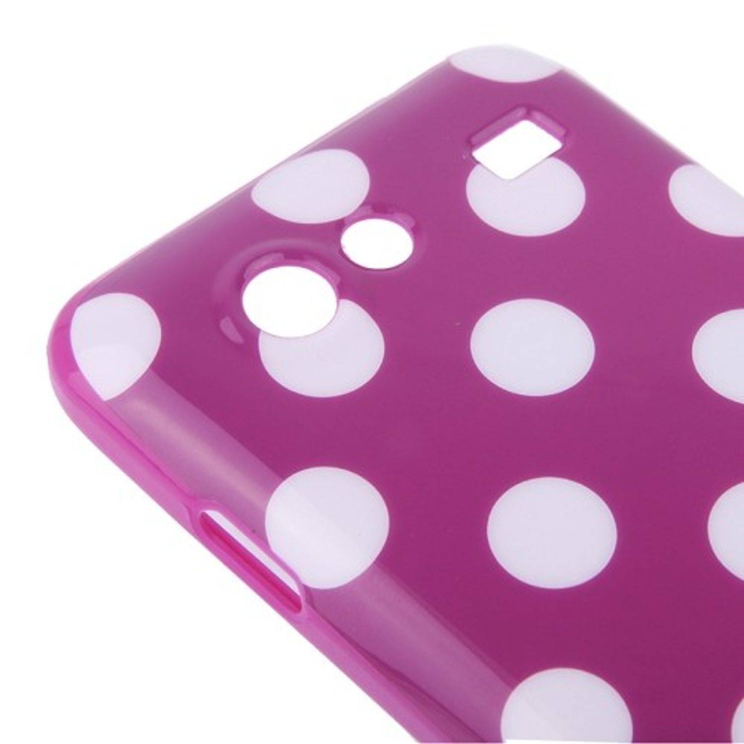 Samsung Galaxy Ace 3 S7272 Handyhülle Backcover Weiß