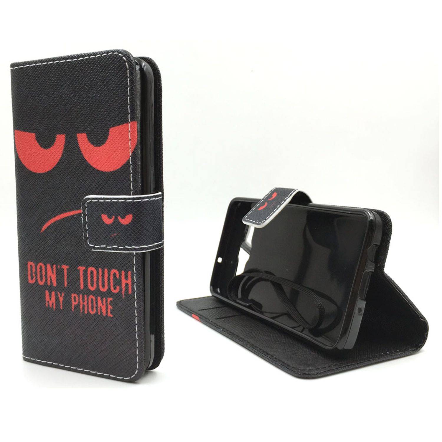 Samsung Galaxy A3 (2015) Handyhülle Bookcover Schwarz