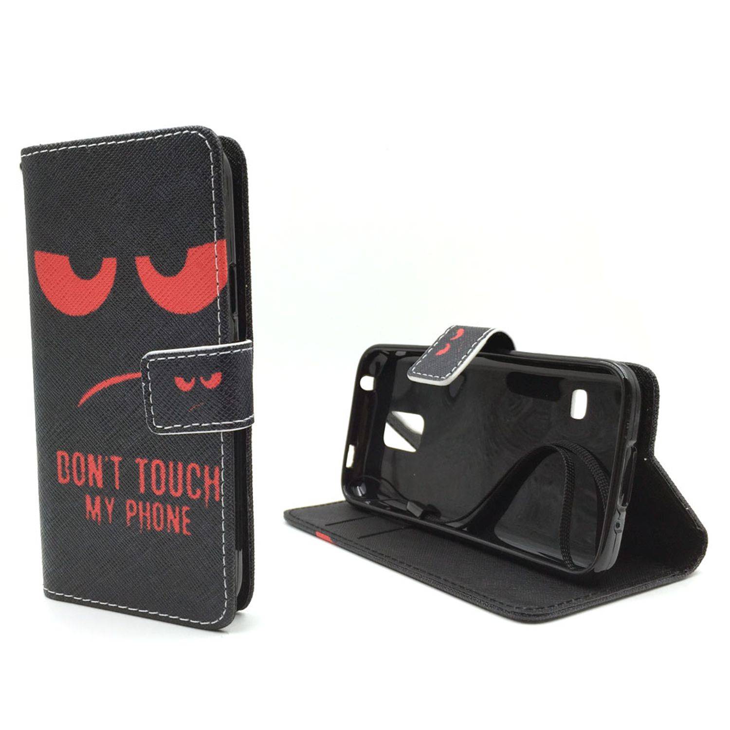 Samsung Galaxy S5 Mini Handyhülle Bookcover Schwarz