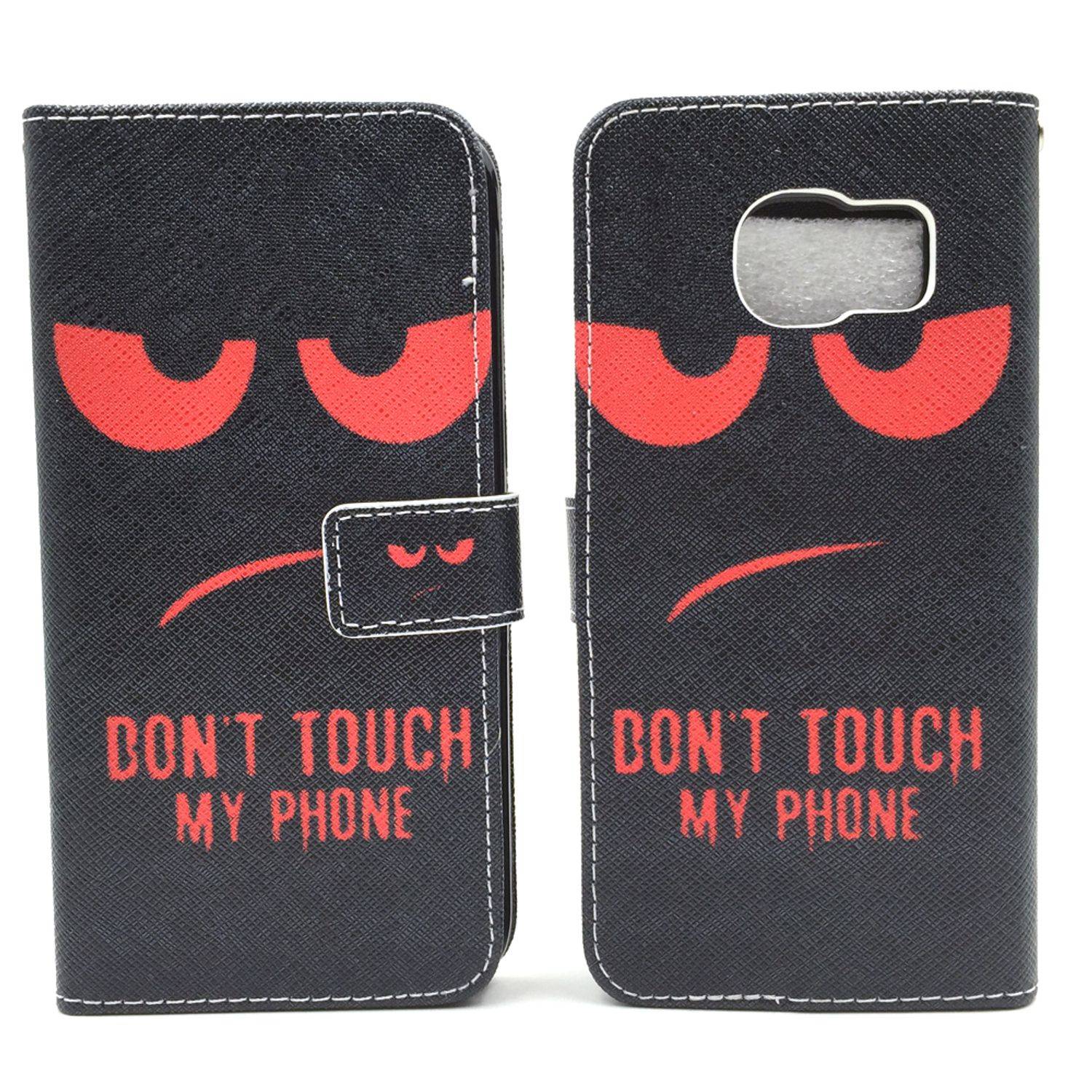 Samsung Galaxy S7 Edge Handyhülle Bookcover Schwarz