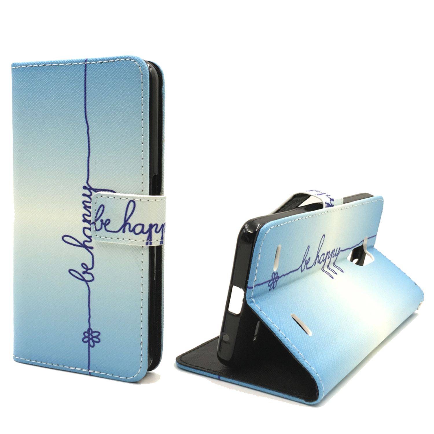 ZTE Blade V7 Lite Handyhülle Bookcover Blau