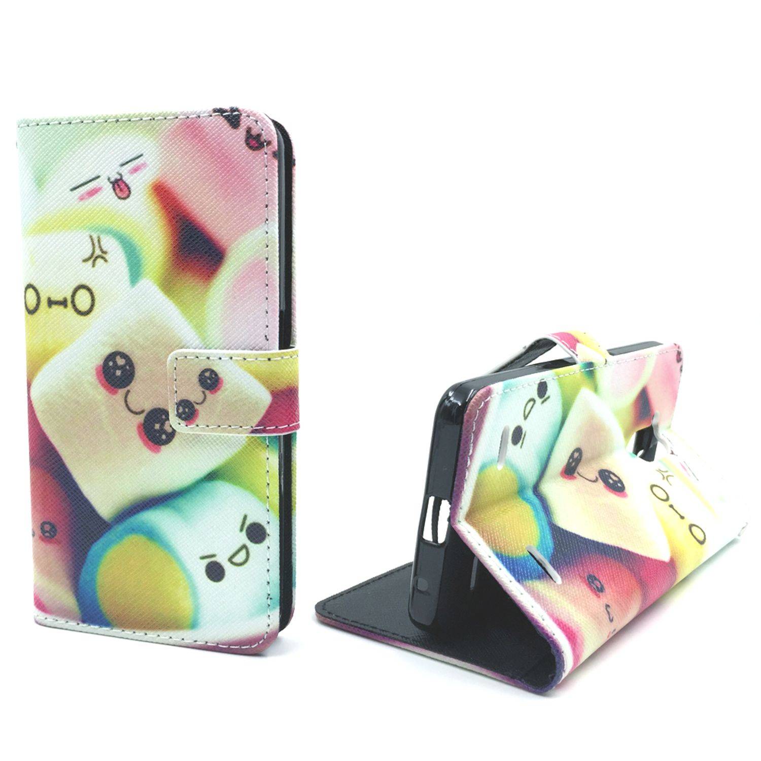 ZTE Blade V7 Lite Handyhülle Bookcover Mehrfarbig