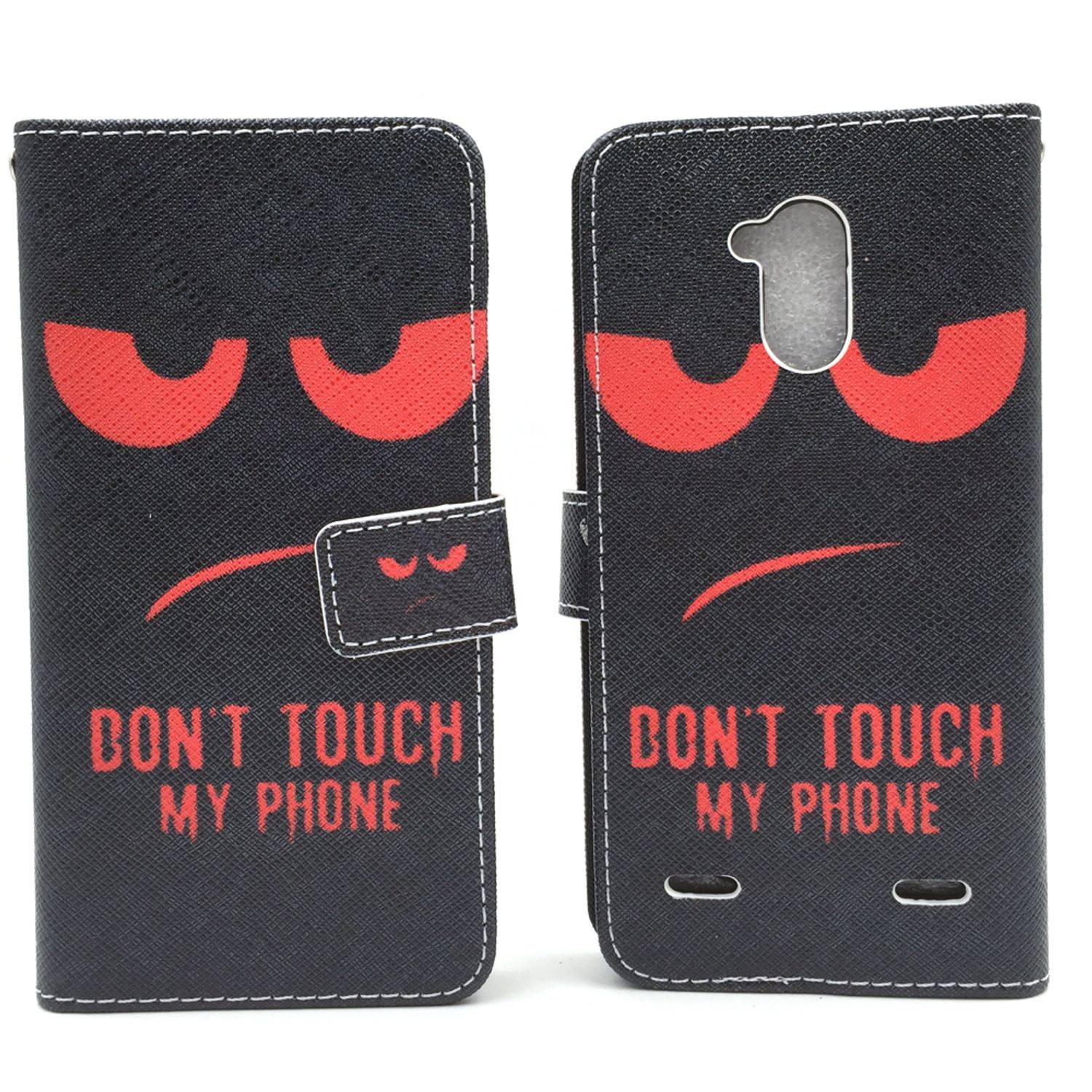 ZTE Blade V7 Lite Handyhülle Bookcover Schwarz