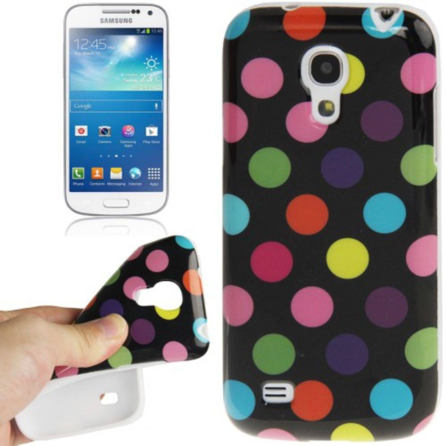 Samsung Galaxy S4 Mini Handyhülle Backcover Schwarz