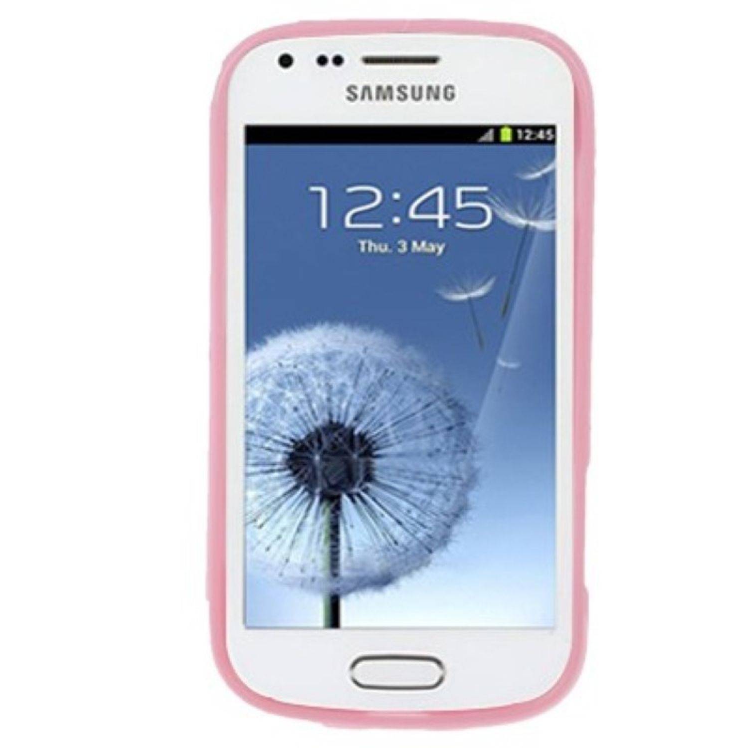 Samsung Galaxy S Duos S7562 Handyhülle Backcover Rosa
