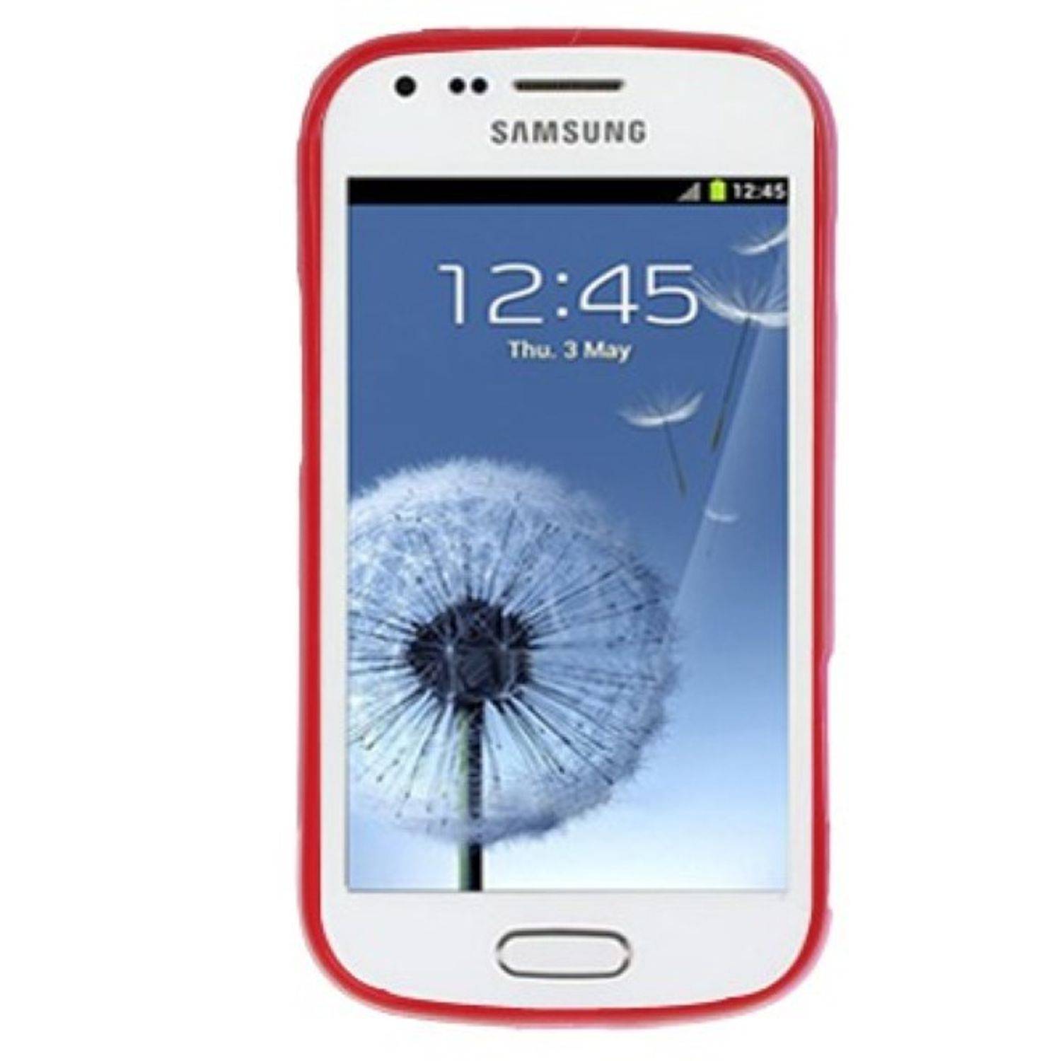 Samsung Galaxy S Duos S7562 Handyhülle Backcover Rot