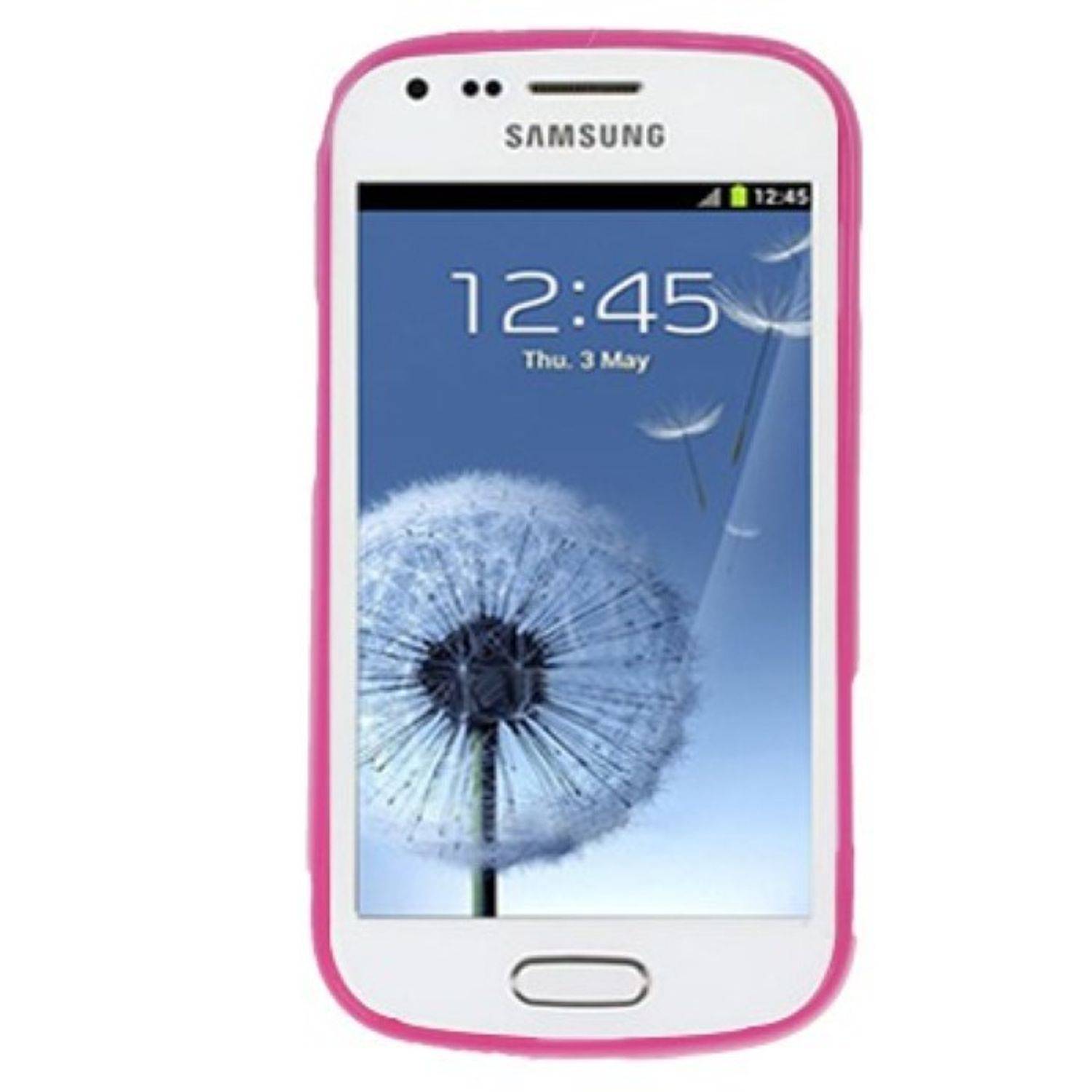 Samsung Galaxy S Duos S7562 Handyhülle Backcover Rosa