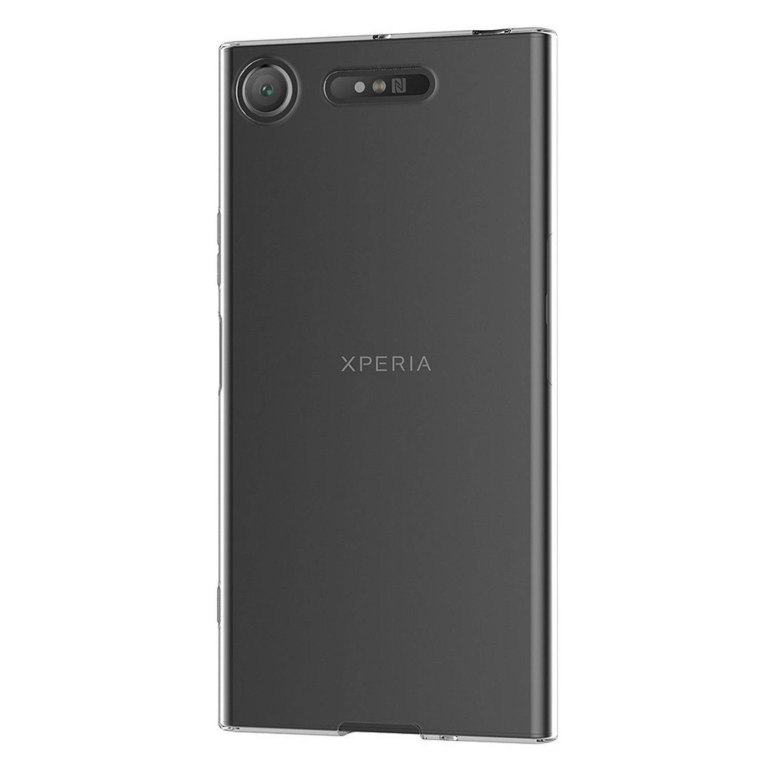 Sony Xperia XZ1 Handyhülle Ultra Dünn Bumper Backcover Transparent